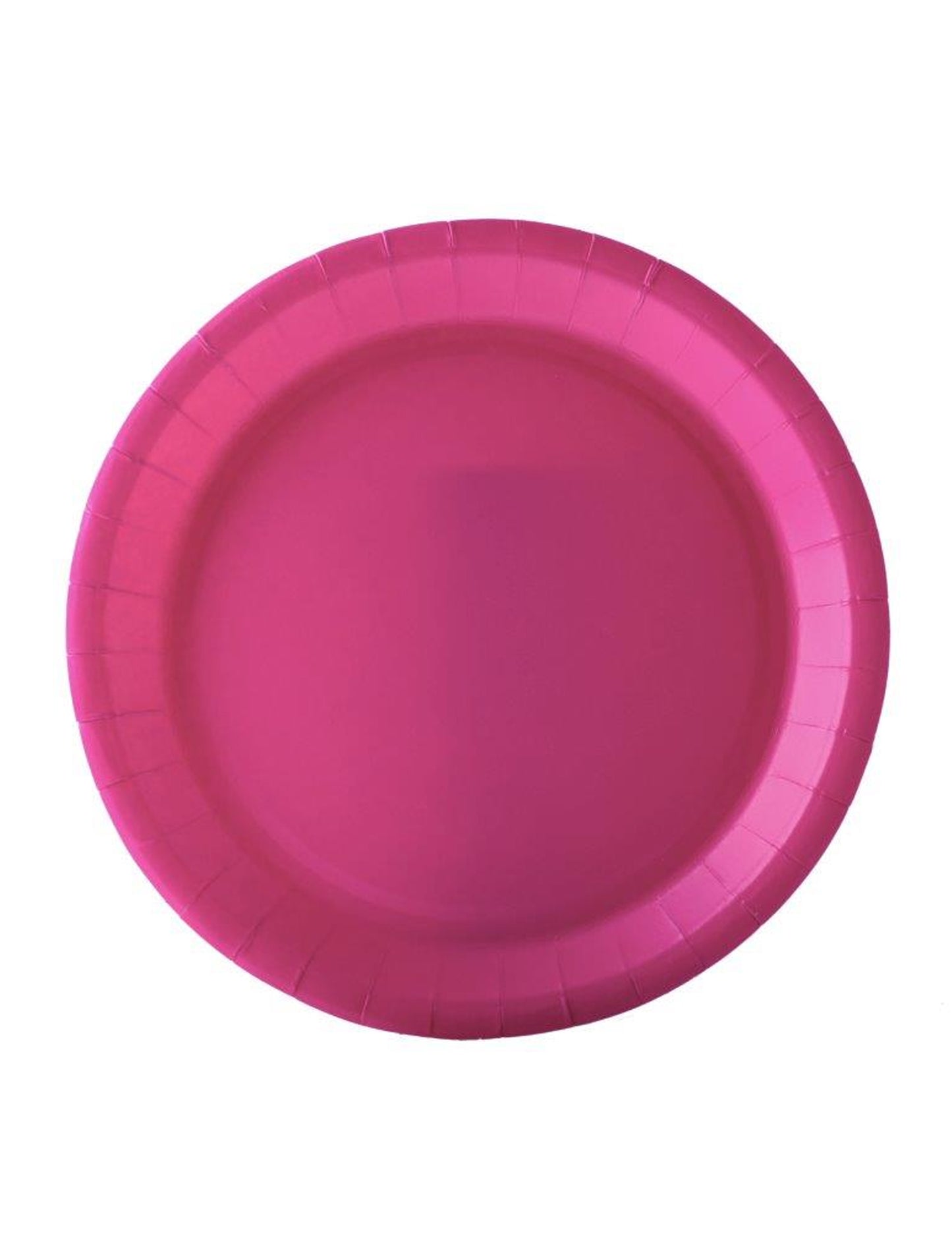 10 papierových tanierov vo farbe fuchsie 22 cm bez plastu