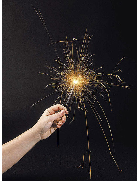 10 strieborných magických sviečok 16 cm