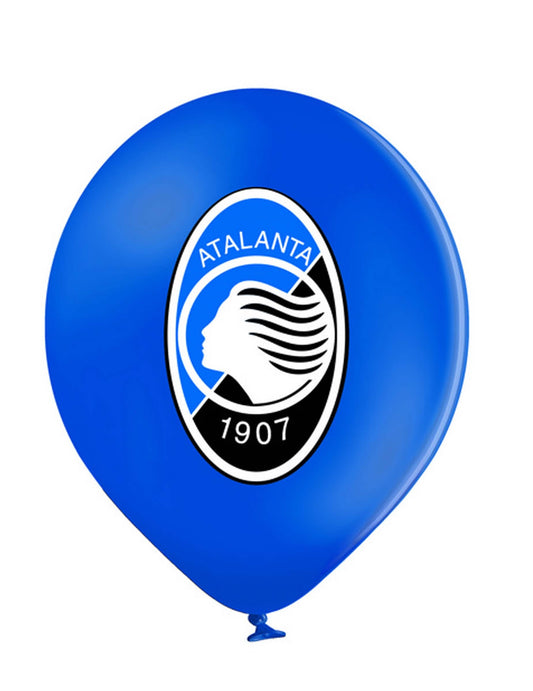12 modrých a čiernych latexových balónov Atalanta™ 30 cm