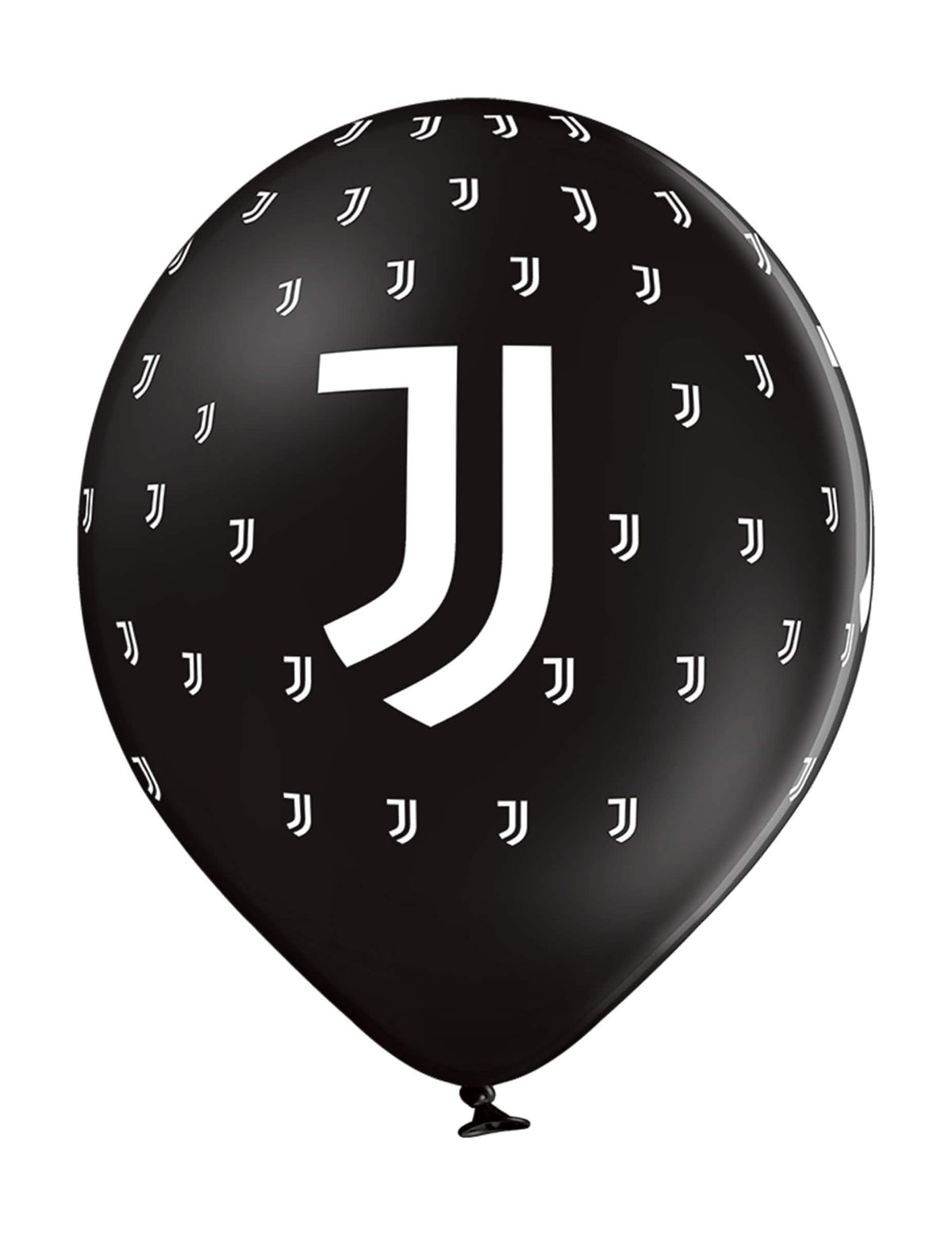 čierna potlačené balóny v latexu juventus na párty