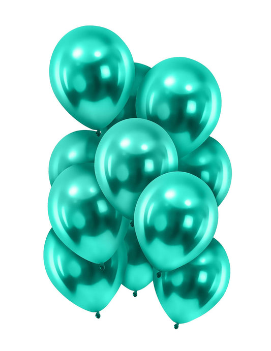 Lot de 12 ballons du ballon métallisé pour fête
