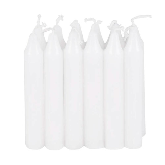 Gros plan du lot de 12 bougies pour lampions