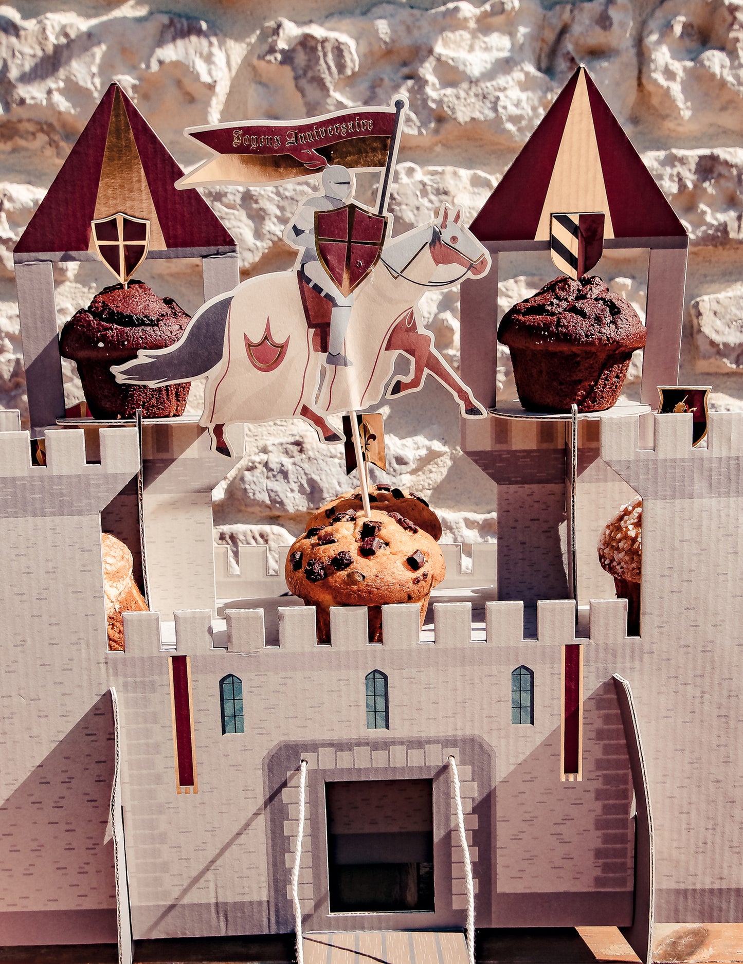 12 Recto Verso Knights 7-8 cm vrcholy