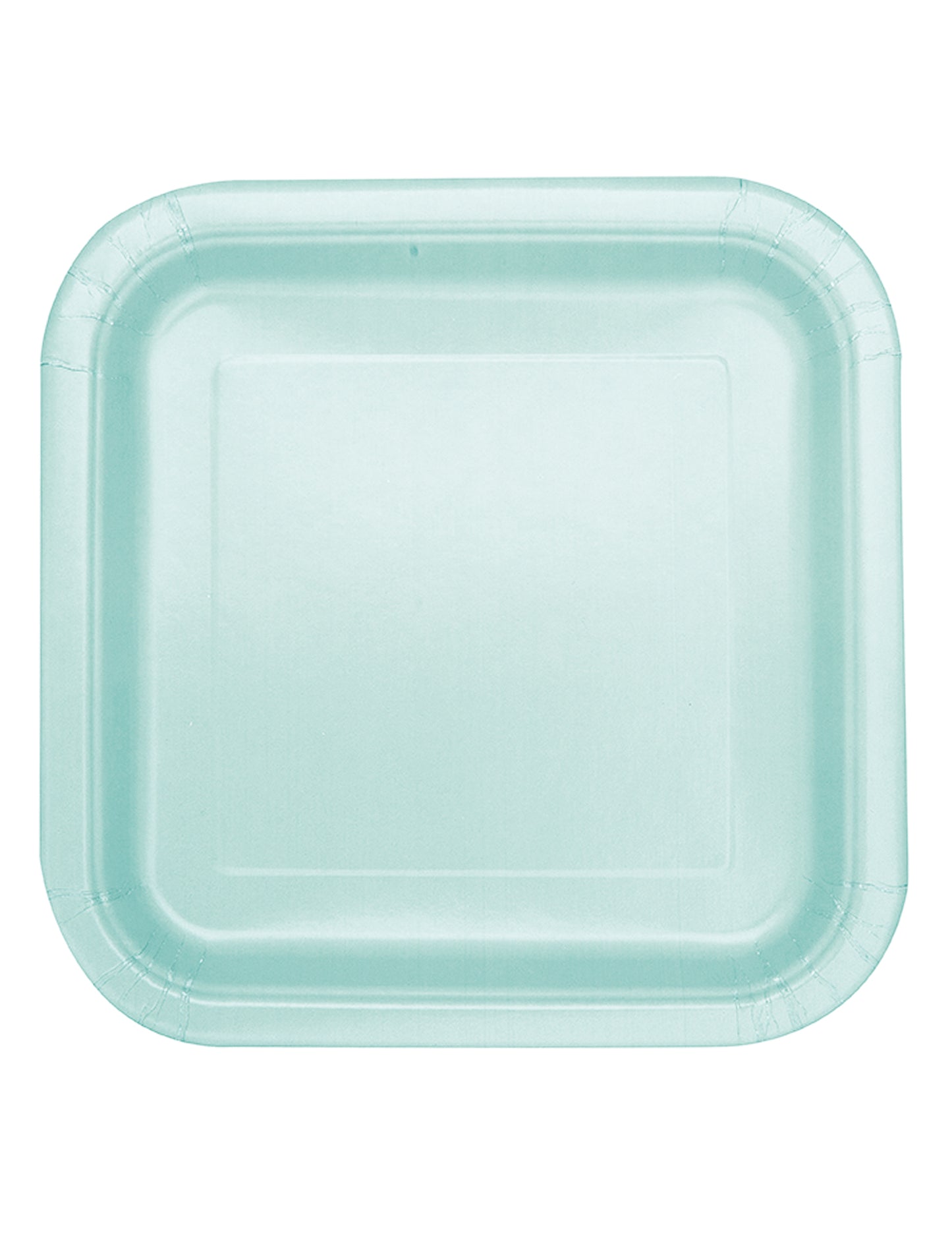 14 mätových štvorcových papierových tanierov 22 cm pastel