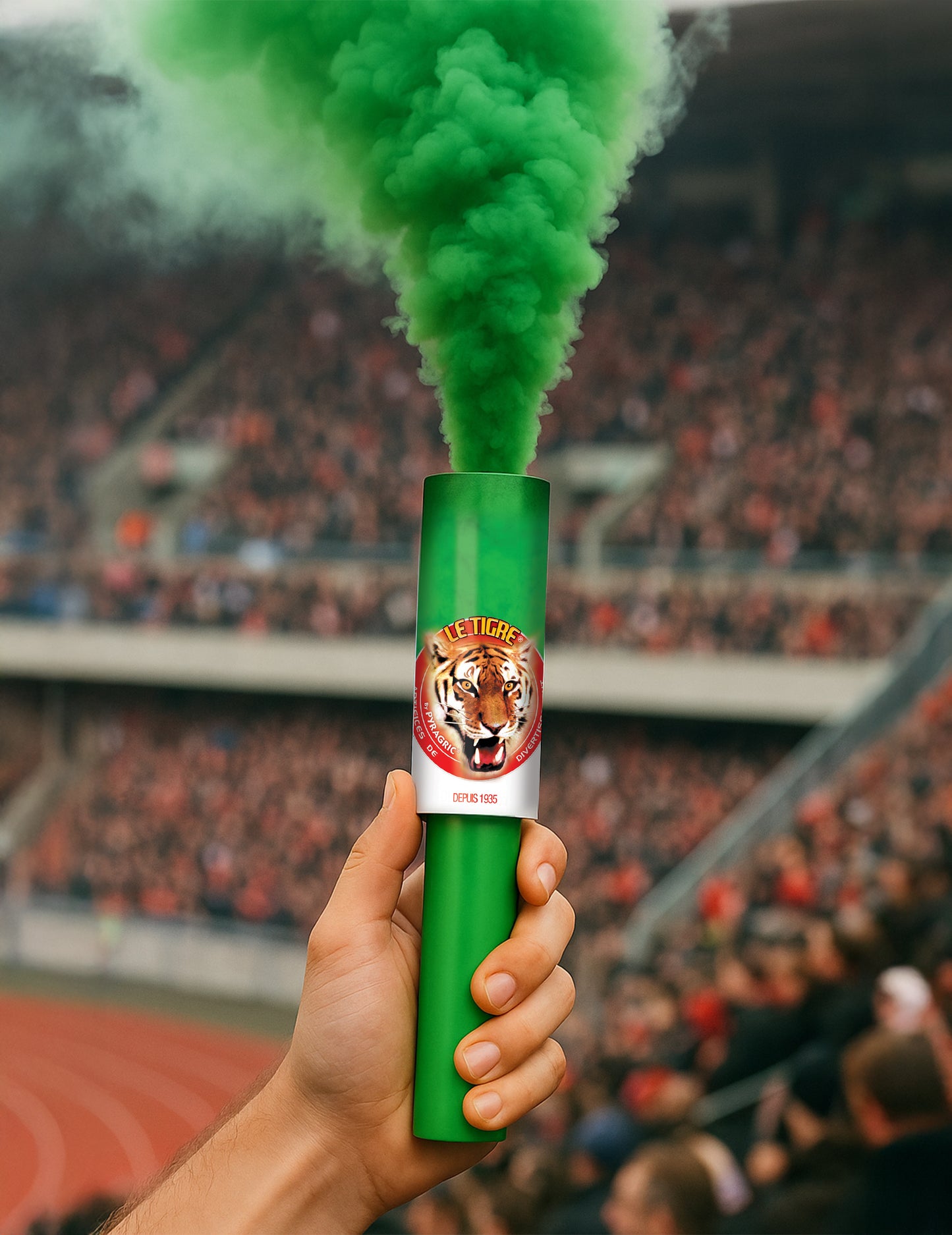 2 zelené ručné dymové granáty, 45 sekúnd