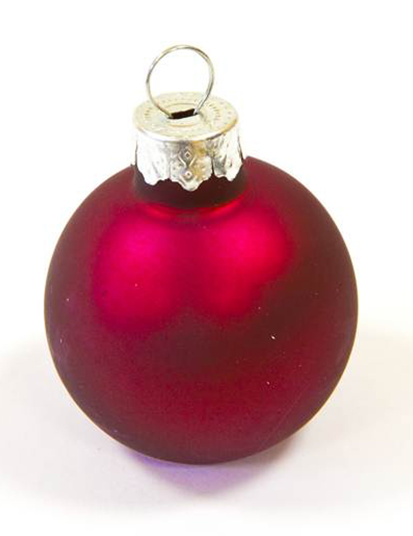 2 červené vianočné gule s umiestnením 4 cm s krúžkom na meno