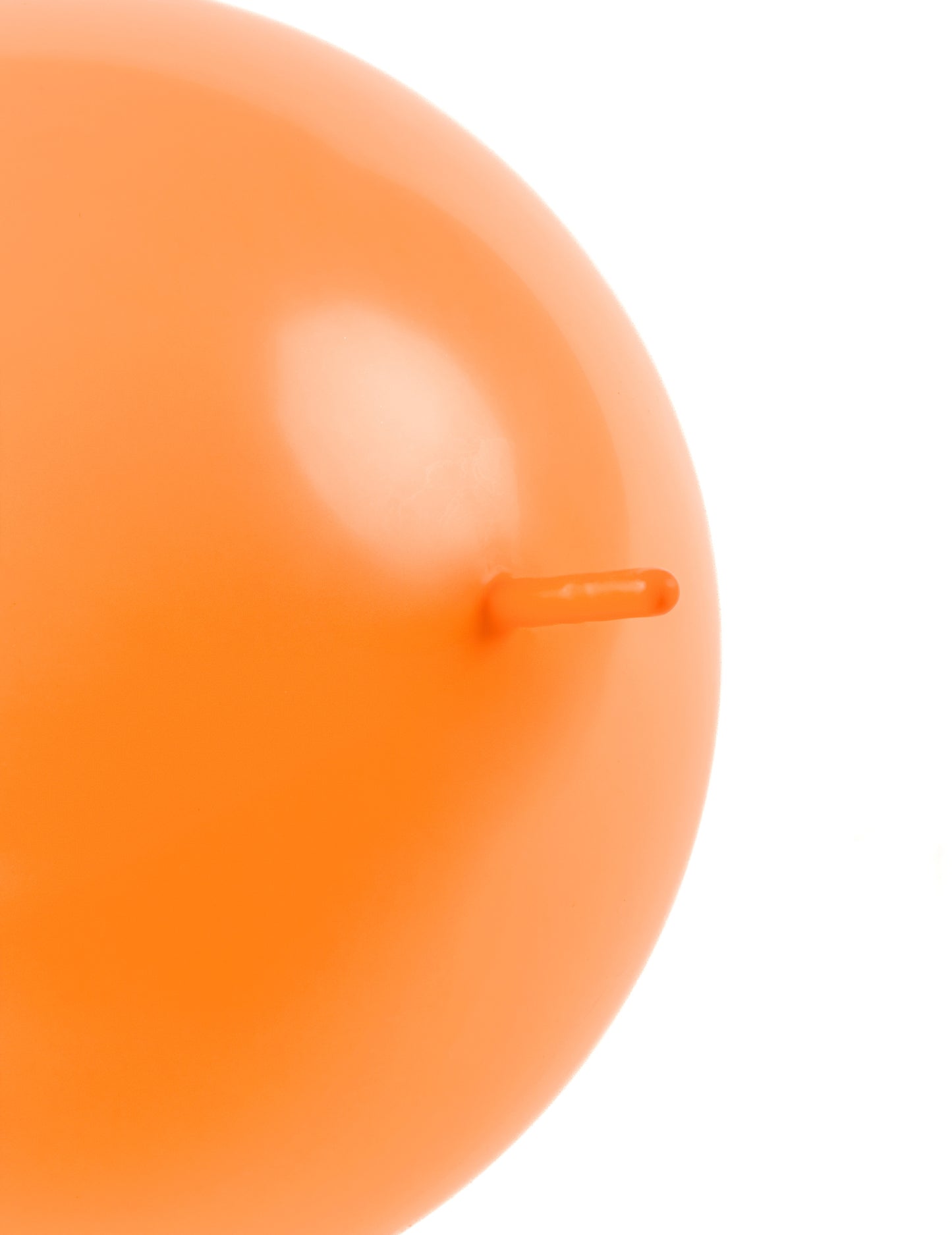 20 oranžových nafukovacích balónov na pripojenie 28 cm
