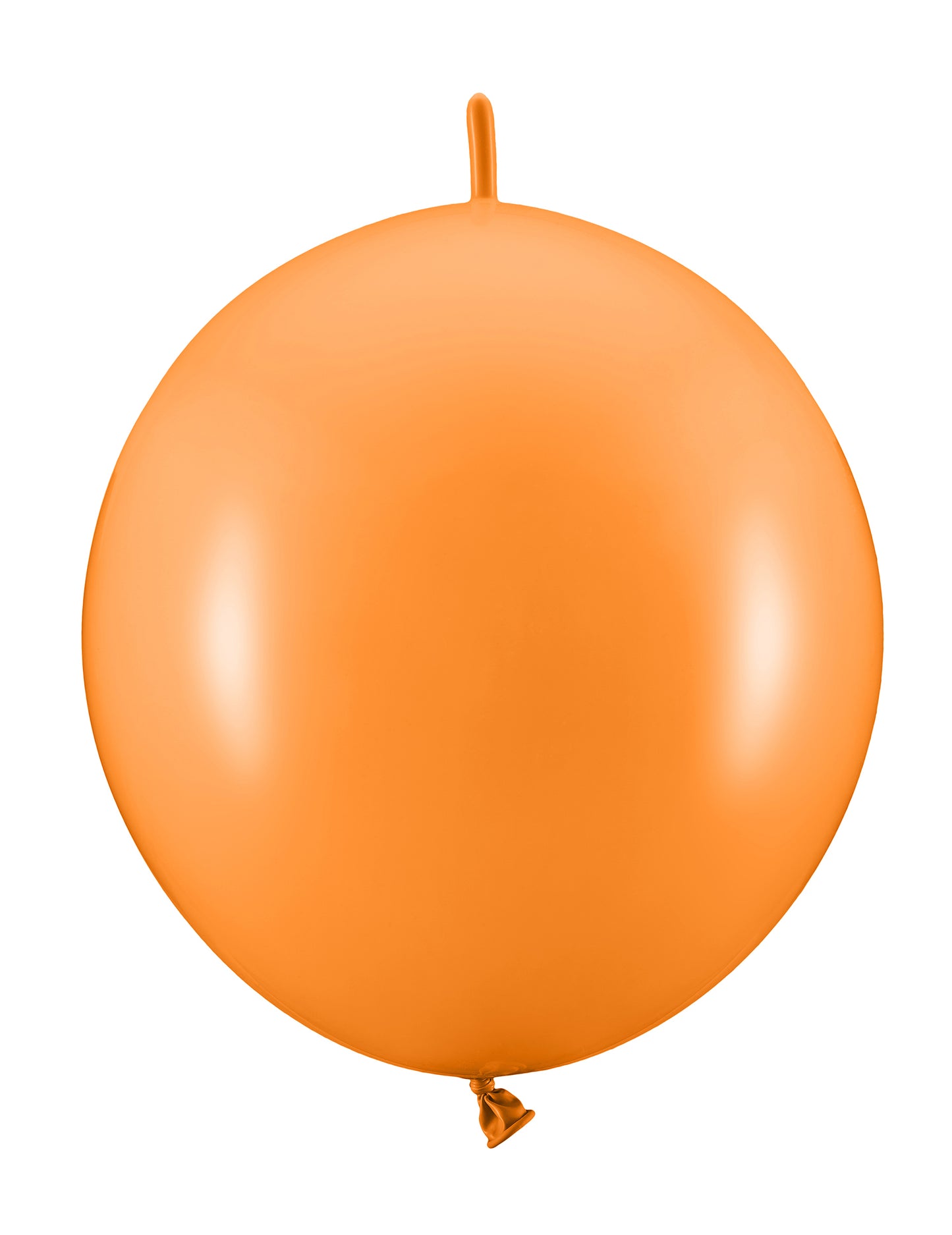 20 oranžových nafukovacích balónov na pripojenie 28 cm