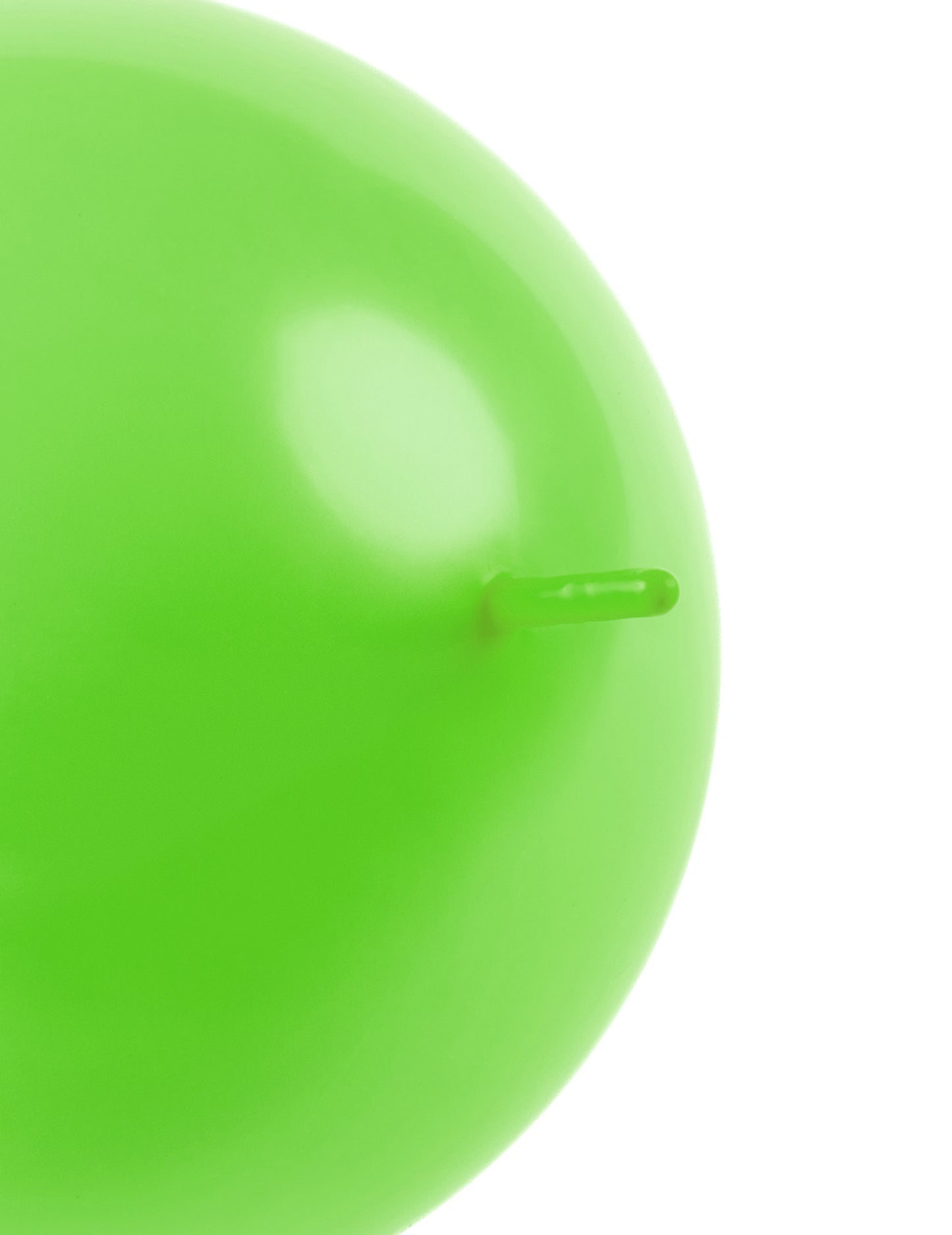 20 svetlo zelených nafukovacích balónov na pripojenie 28 cm