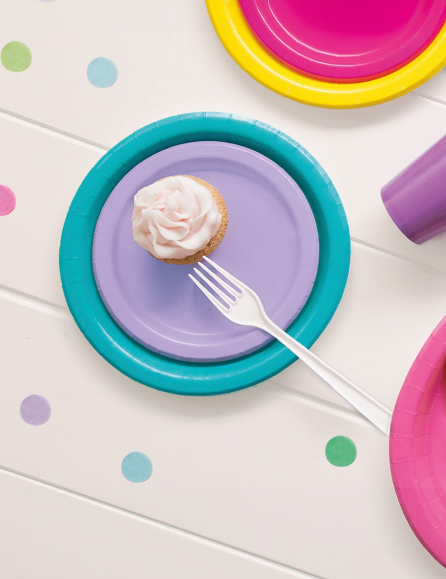 20 s malými levanduľovými kartónovými doskami 18 cm