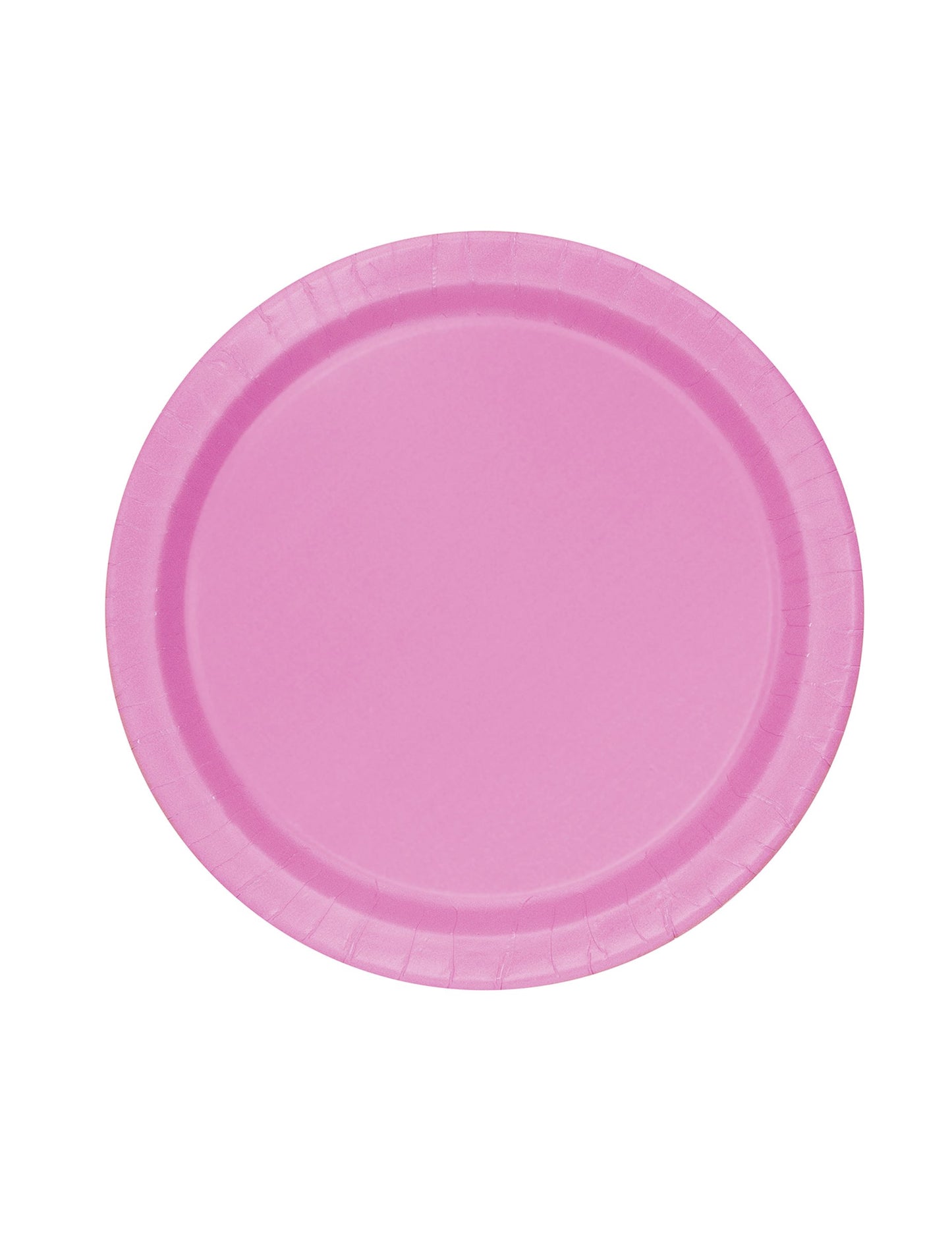 20 malých okrúhlych ružových kartónových tanierov 18 cm