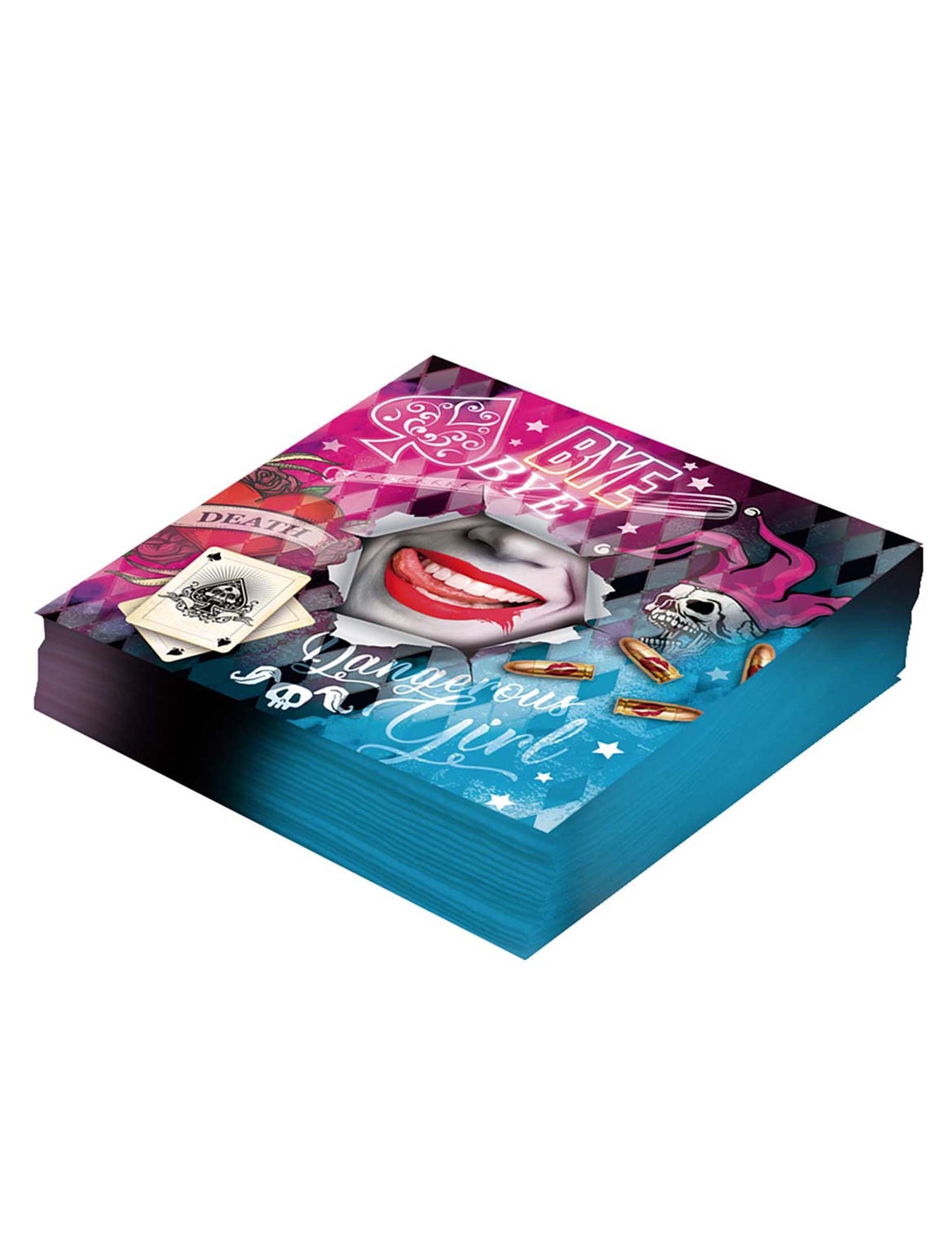 12 uterákov nebezpečné dievča 16 x 16 cm