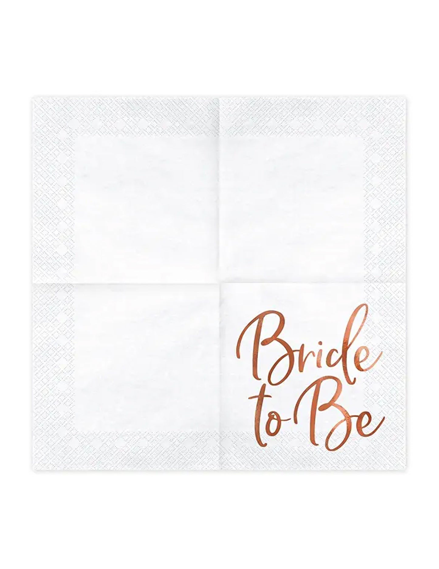 20 papierových utierky, ktoré majú byť zlato ruža 33 x 33 cm