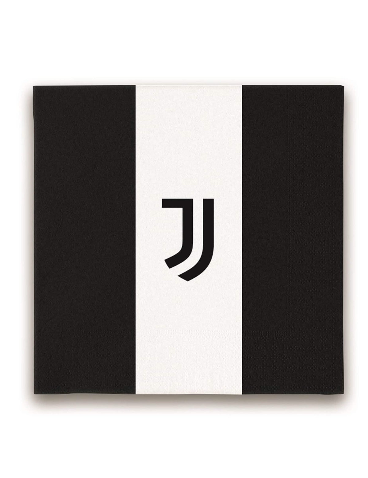 papierové obrúsky juventus na párty čierna a biela
