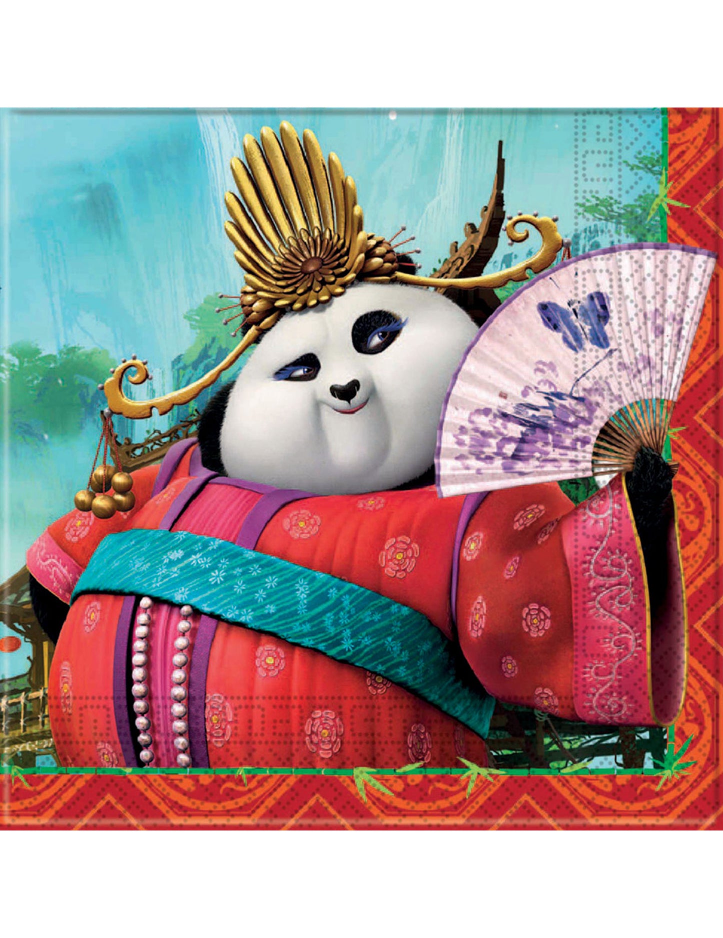 20 kung fu panda papierové utierky 3 33 x 33 cm