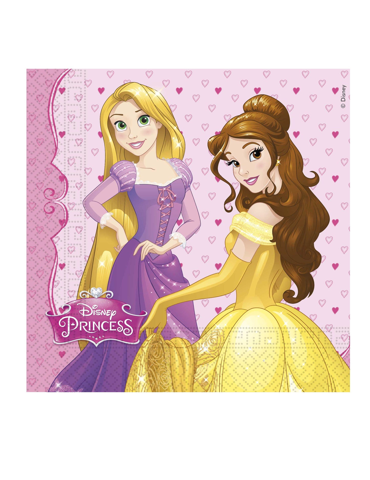 20 Disney Core Princess Paper utierky 33 x 33 cm