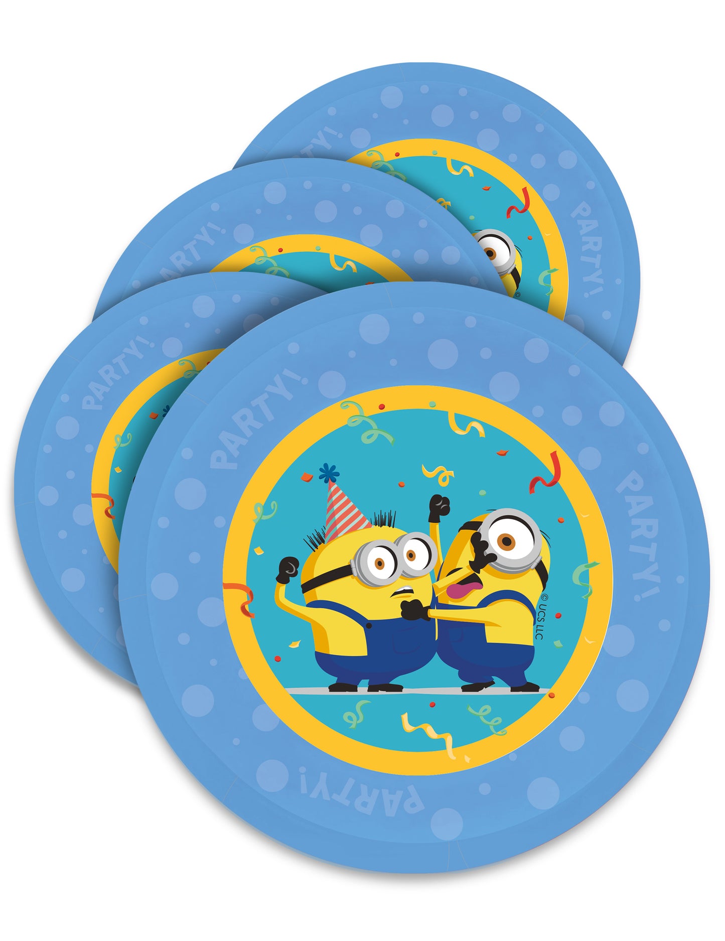 4 opakovane použiteľné dosky Minions 21 cm