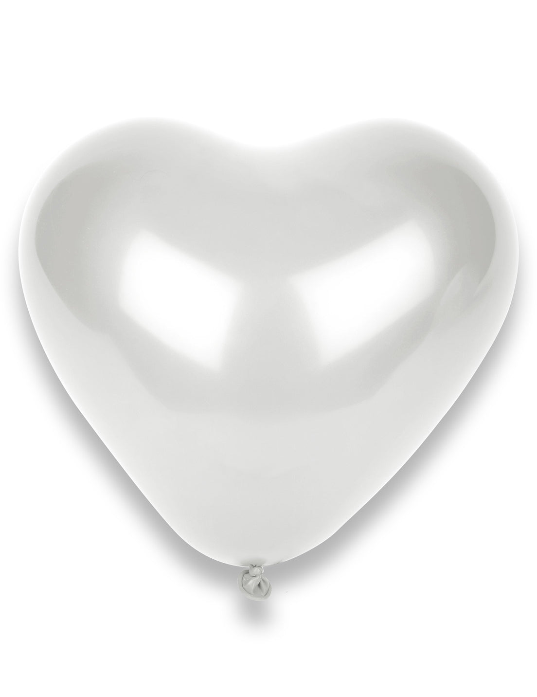 50 bielych sŕdc 32 cm biele srdcia