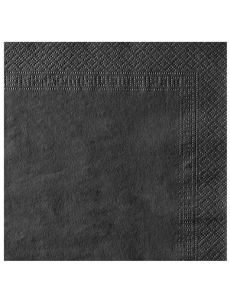 50 čiernych uterákov 38 x 38 cm