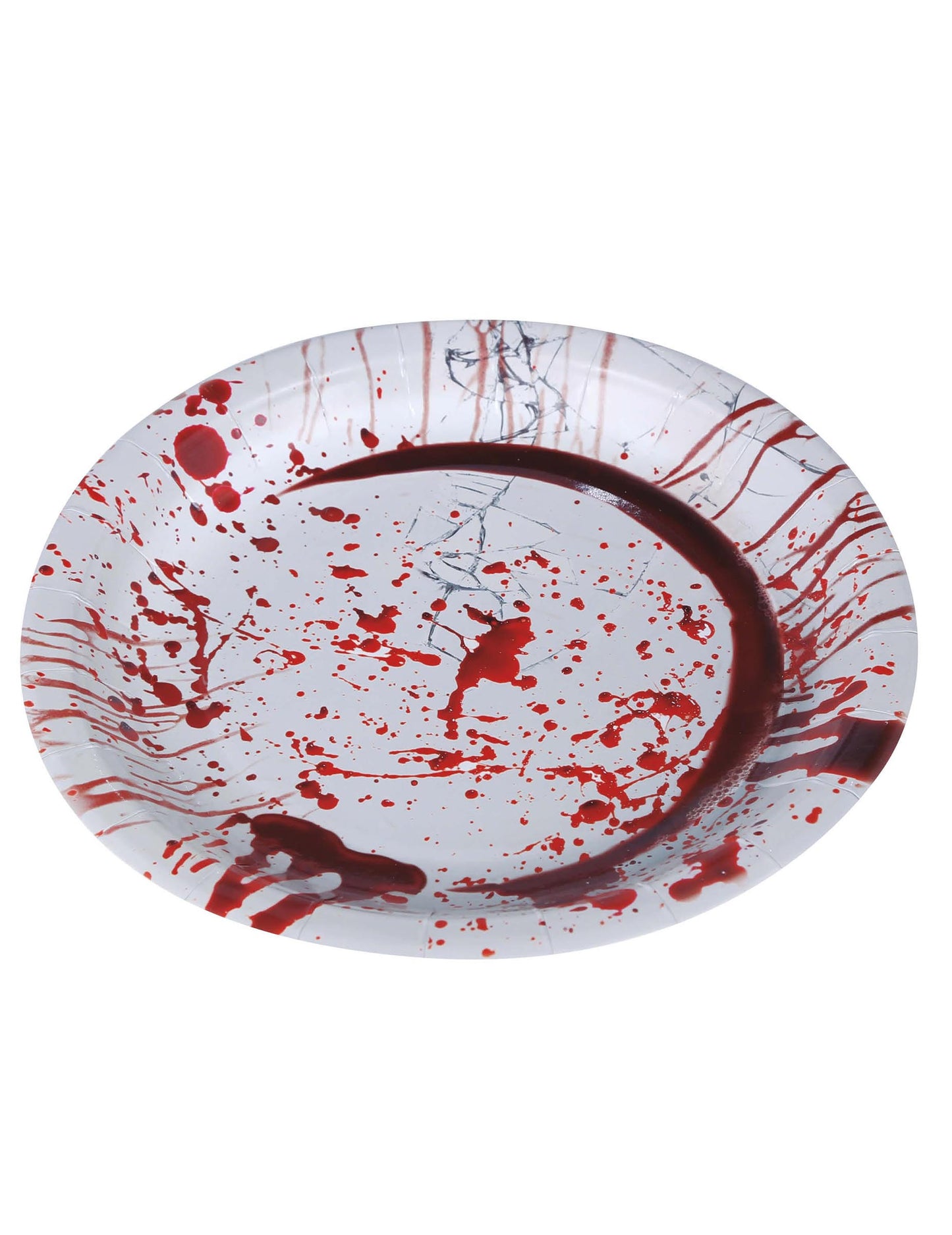 6 krvavých halloweenských kartónových dosiek 23 cm
