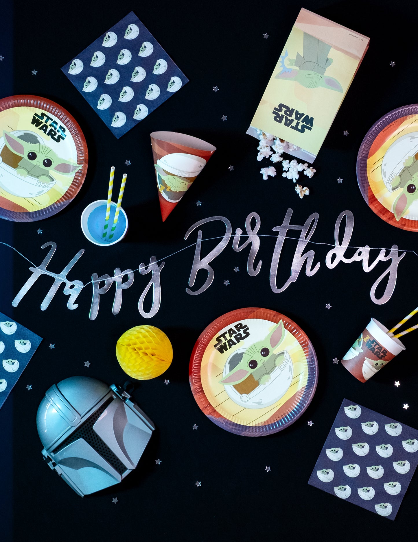 8 papierových tanierov Baby Yoda The Mandalorian™ 23 cm