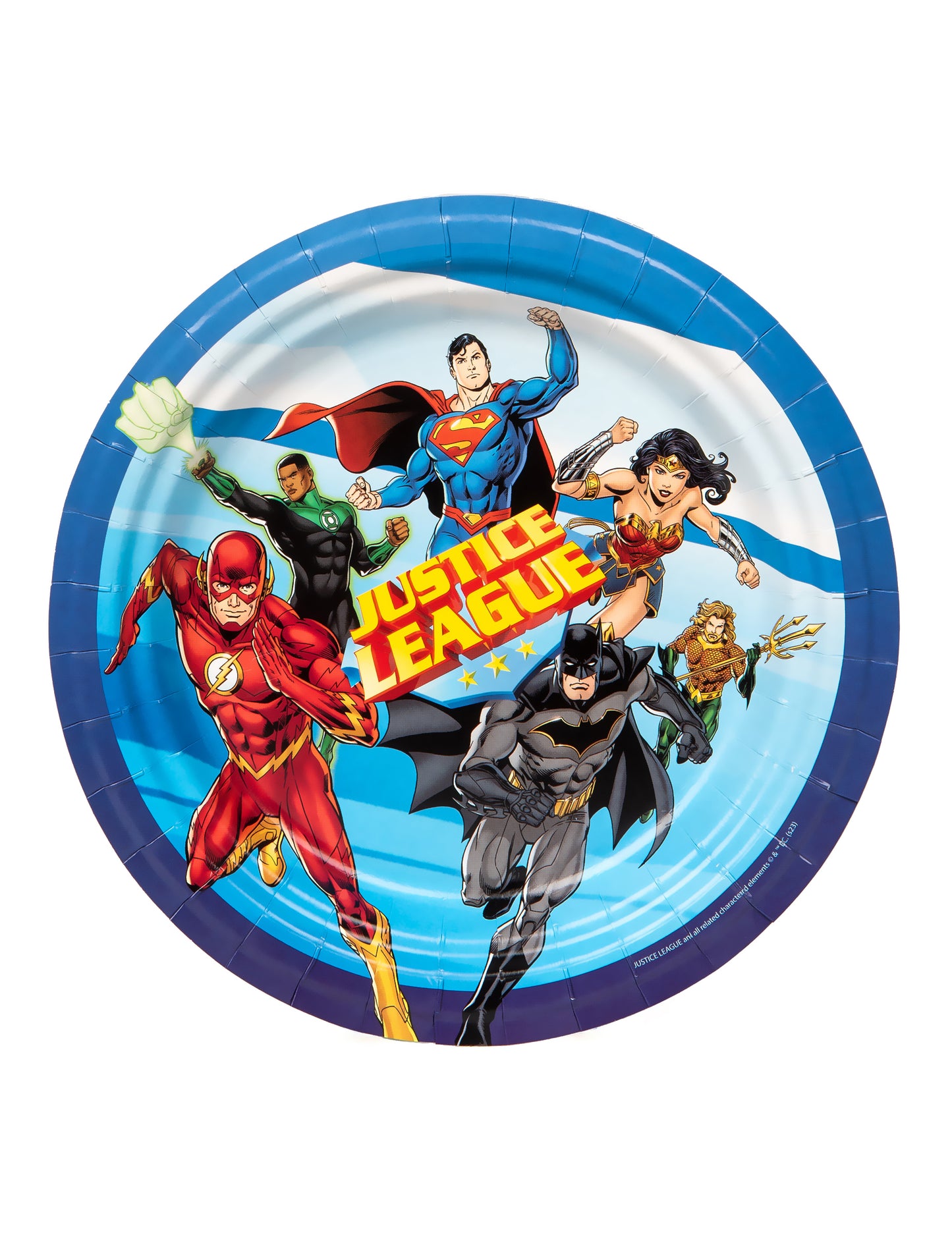 8 kartónových dosiek Justice League 23 cm