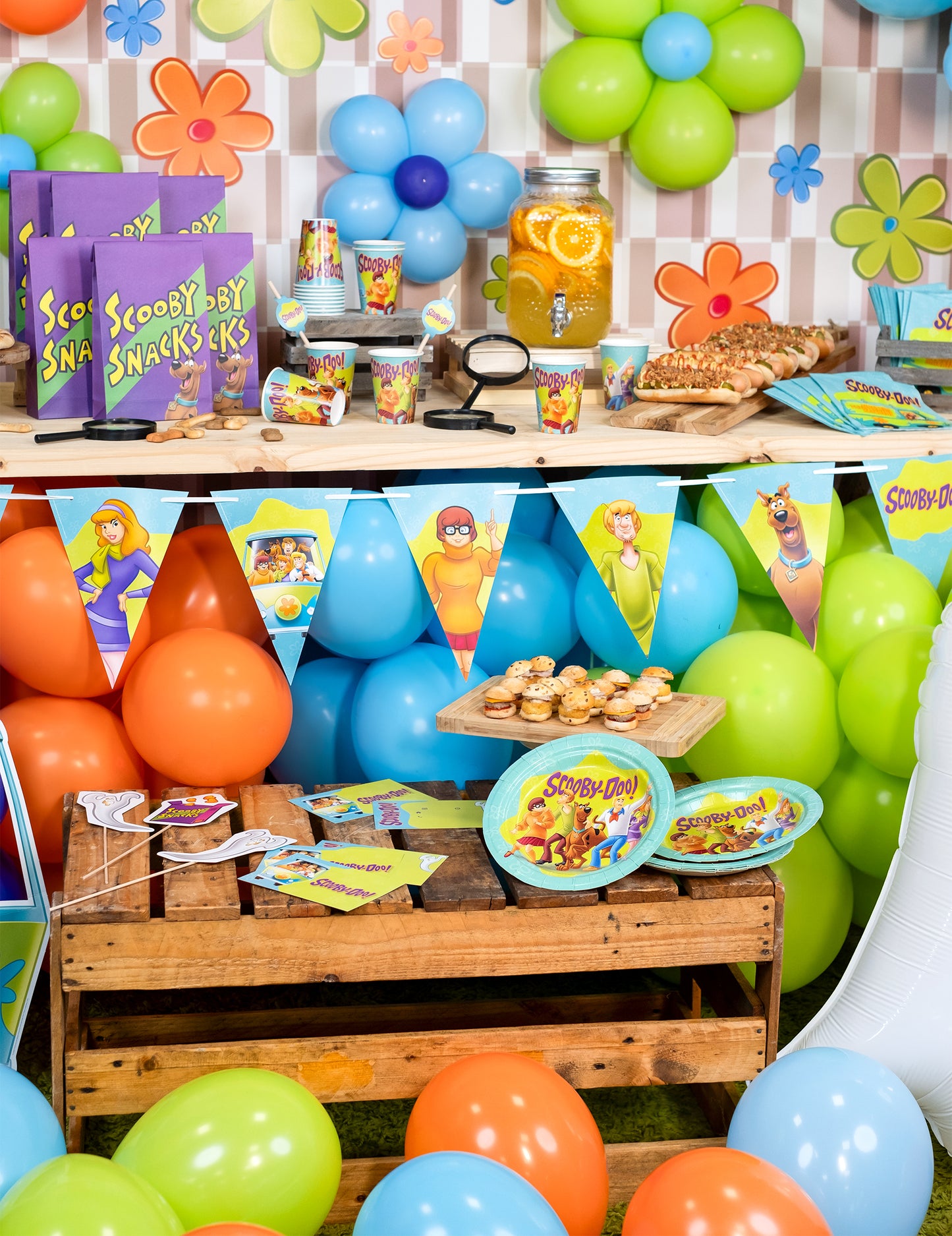 8 Scooby-Doo 23 kartónové dosky cm