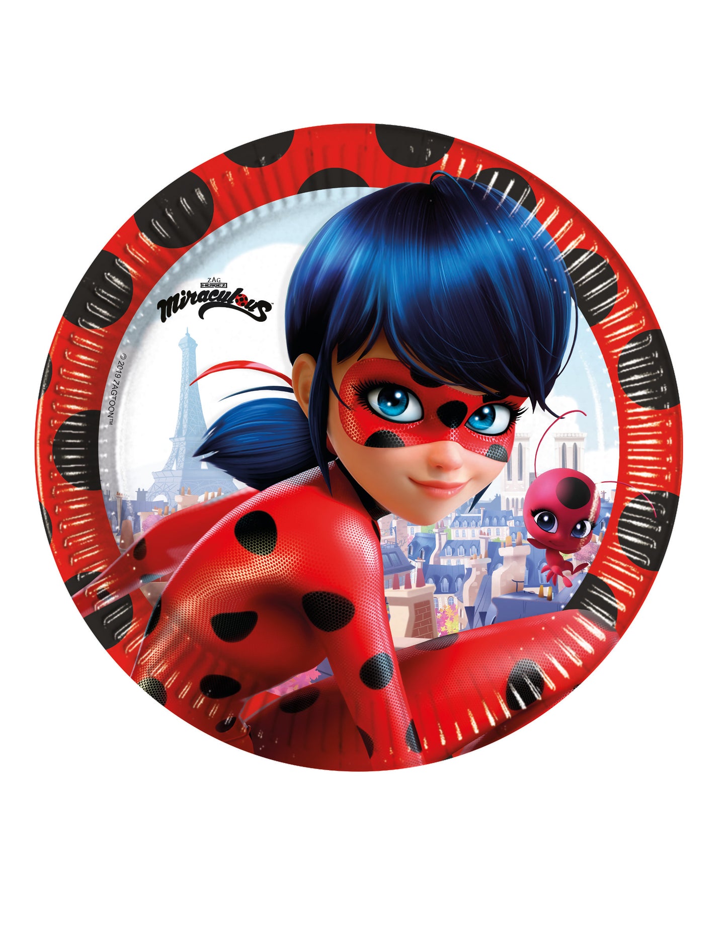 8 zázračných dosiek Ladybug Miraculus kartónové dosky 23 cm