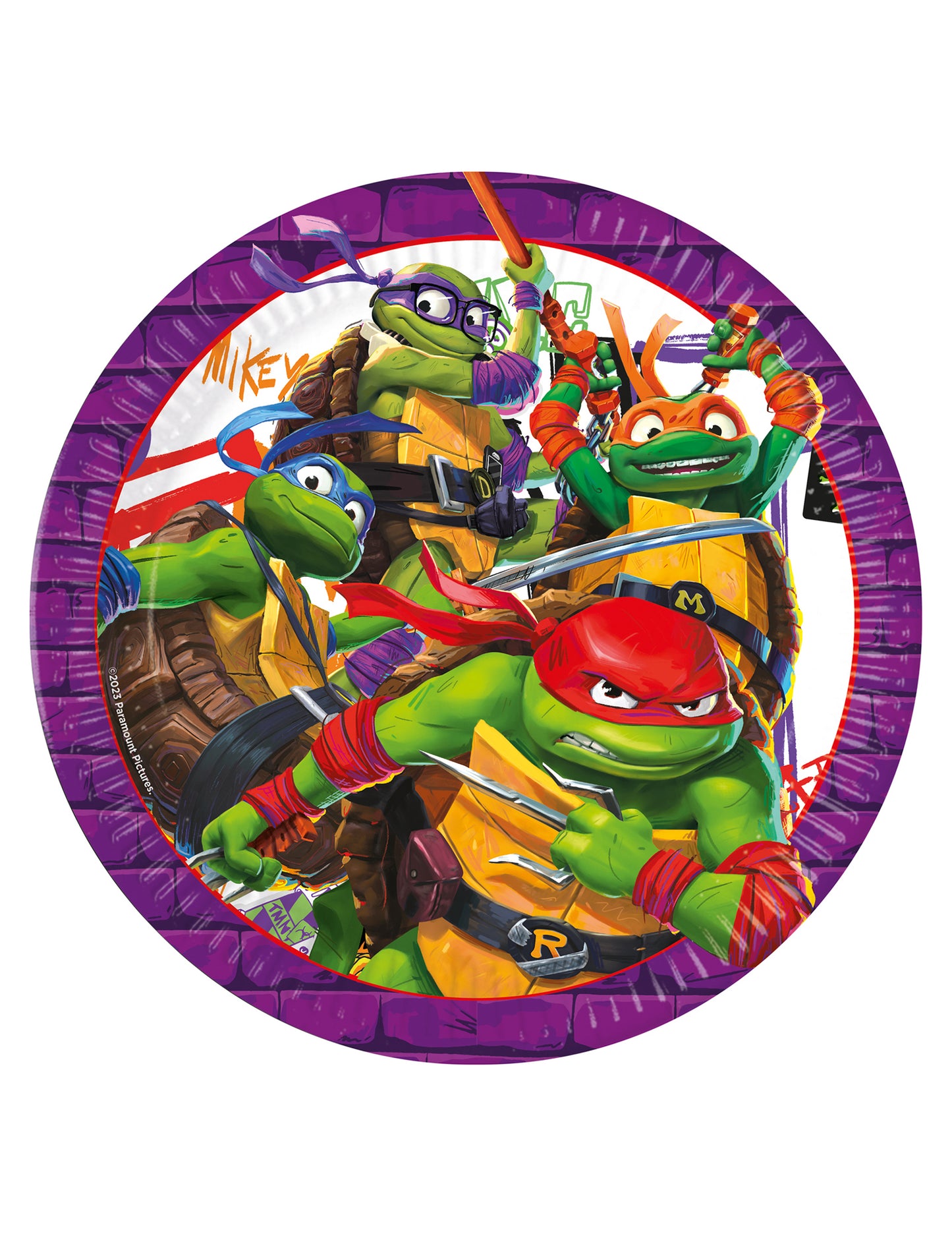 8 tanierov Teenage Mutant Ninja Turtles Next Generation™ 23 cm
