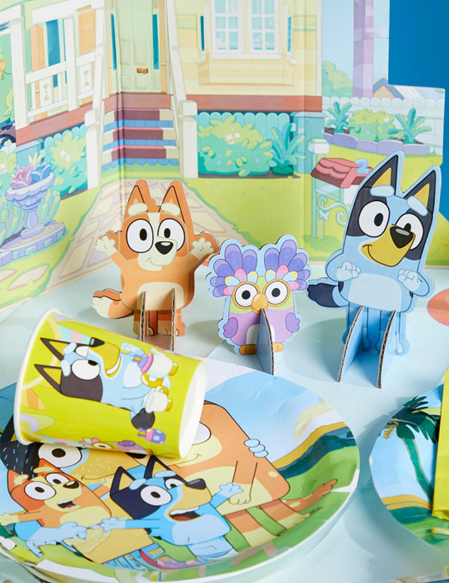 8 Bluey 266 ml kartónové šálky