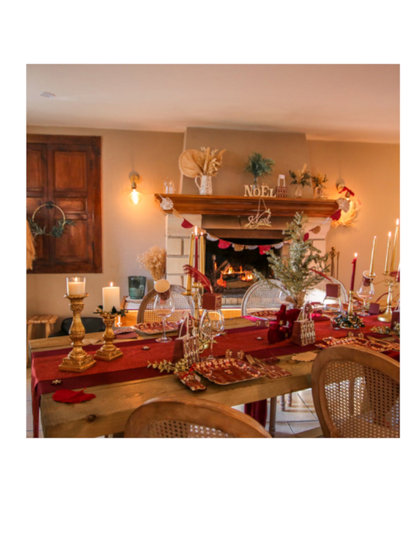 8 slávnostných pohárov na luskáčiky, 255 ml, z bordového kartónu