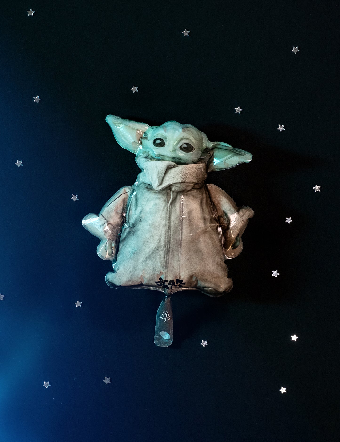 Baby hliníkový balón Yoda Mandalorian 23 cm