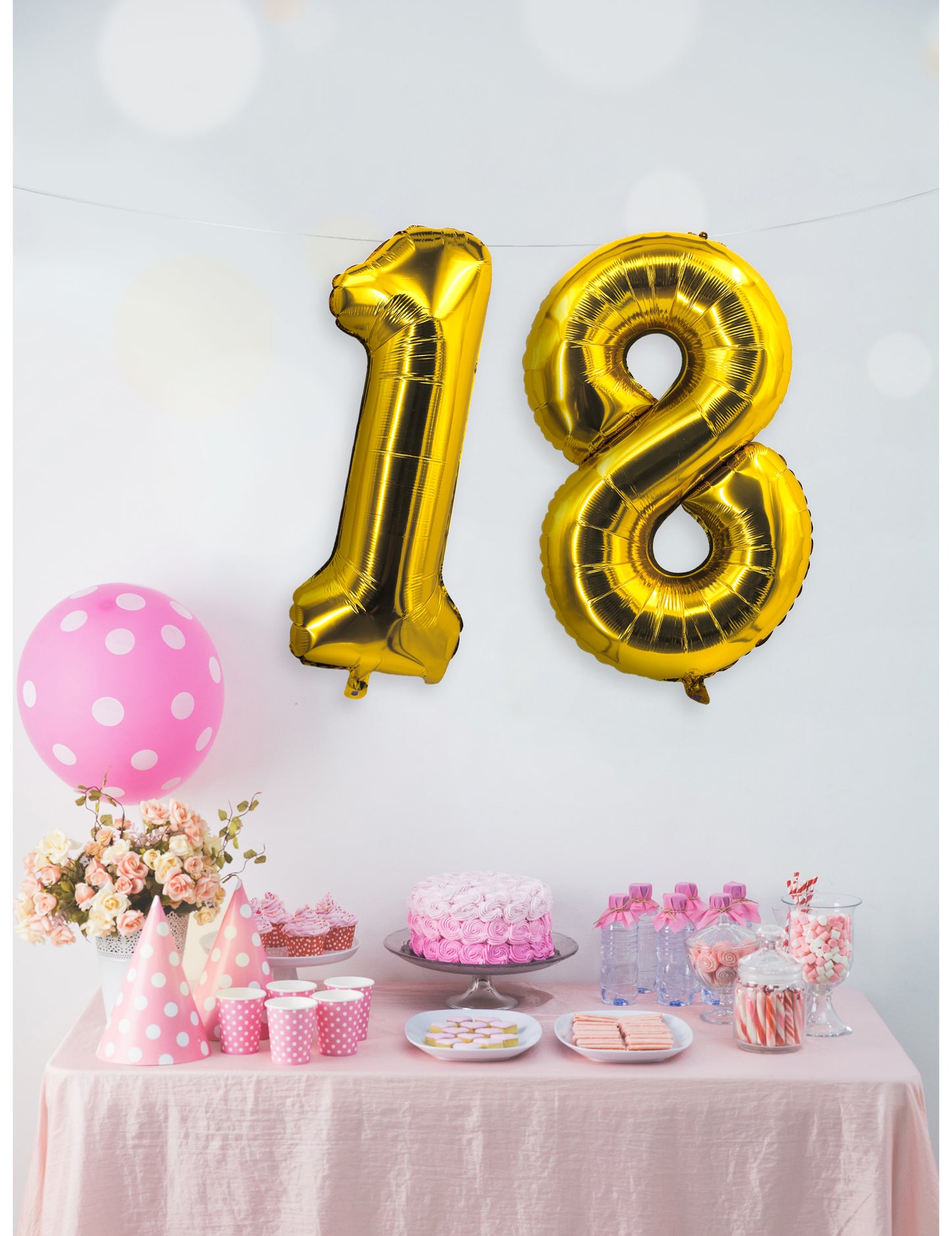 Hliníkový balón zlatý Obrázok 85 cm