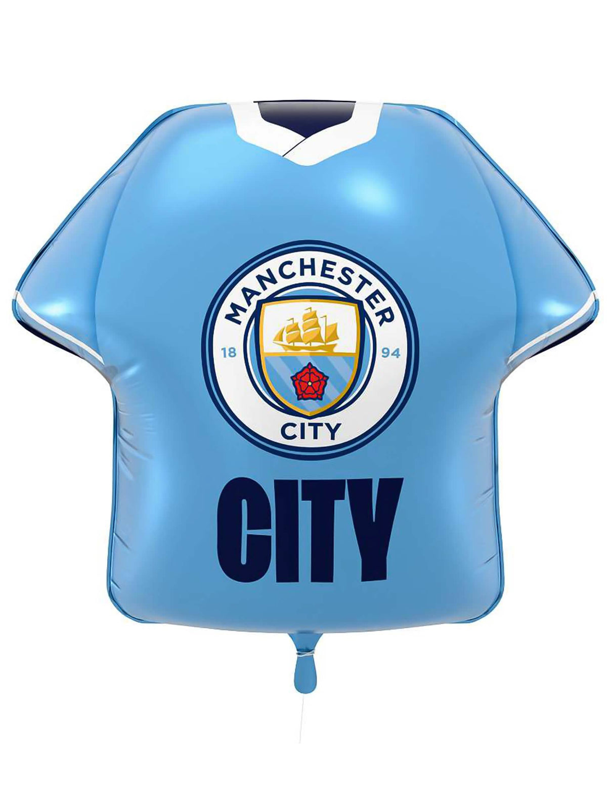 Fóliový balón v tvare dresu Manchester City Football Club 52 x 51 cm