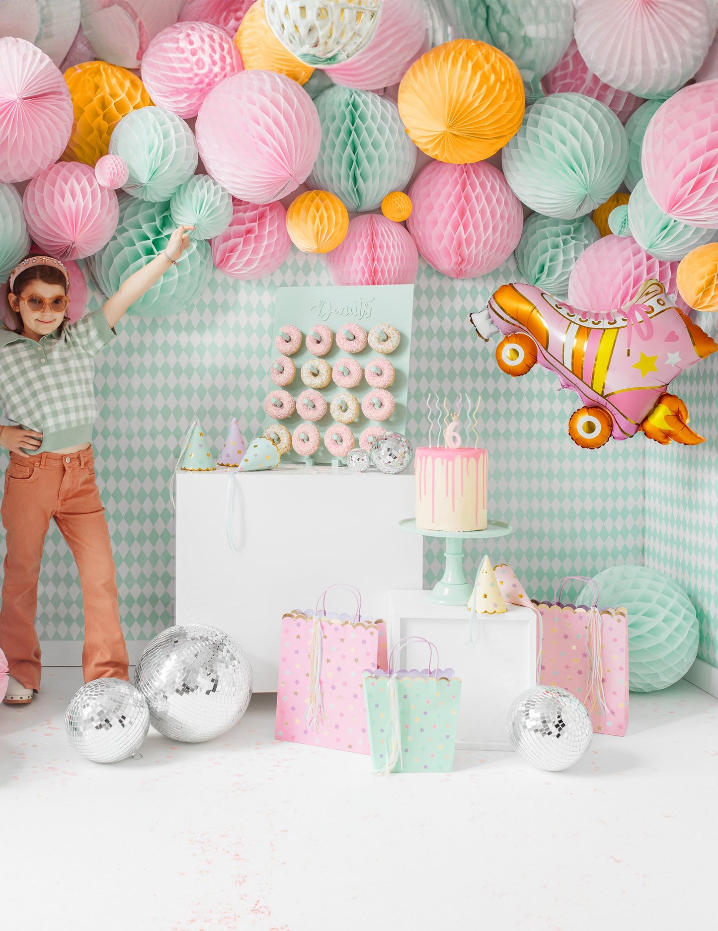 Hliníková balónová guľa v rulete 74 cm