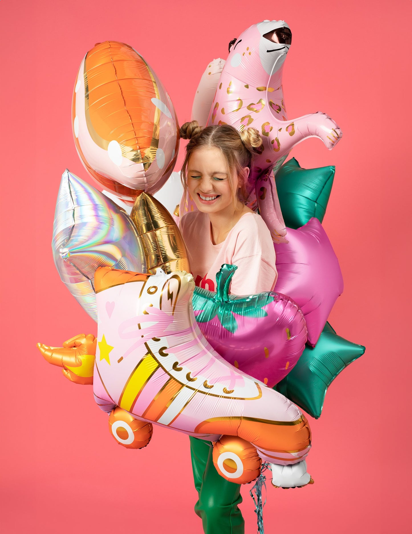 Hliníková balónová guľa v rulete 74 cm