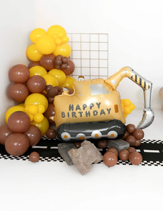 Fóliový balón bager 49 x 76,5 cm