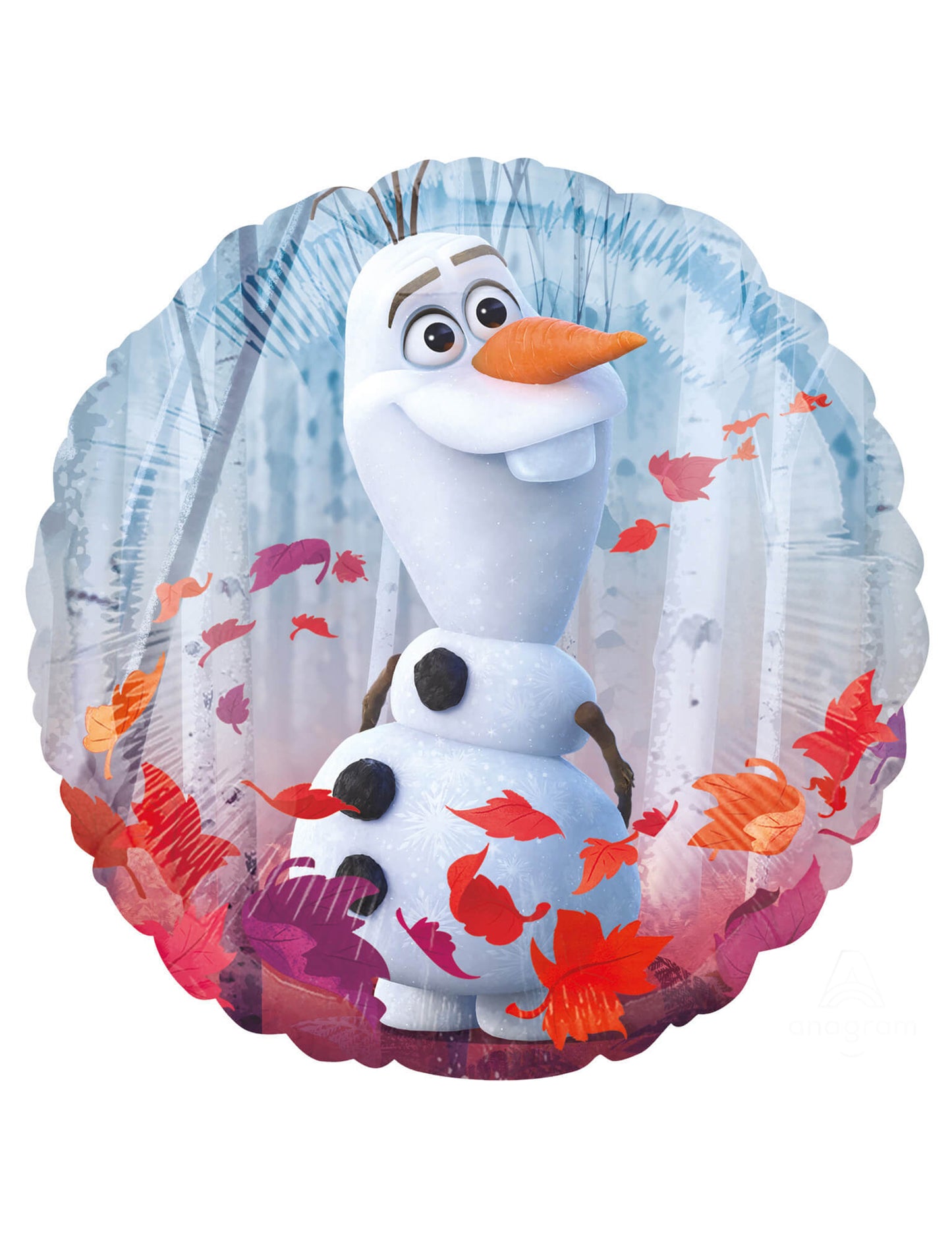 Round Aluminium Ball La Queen Des Neiges 2 43 cm