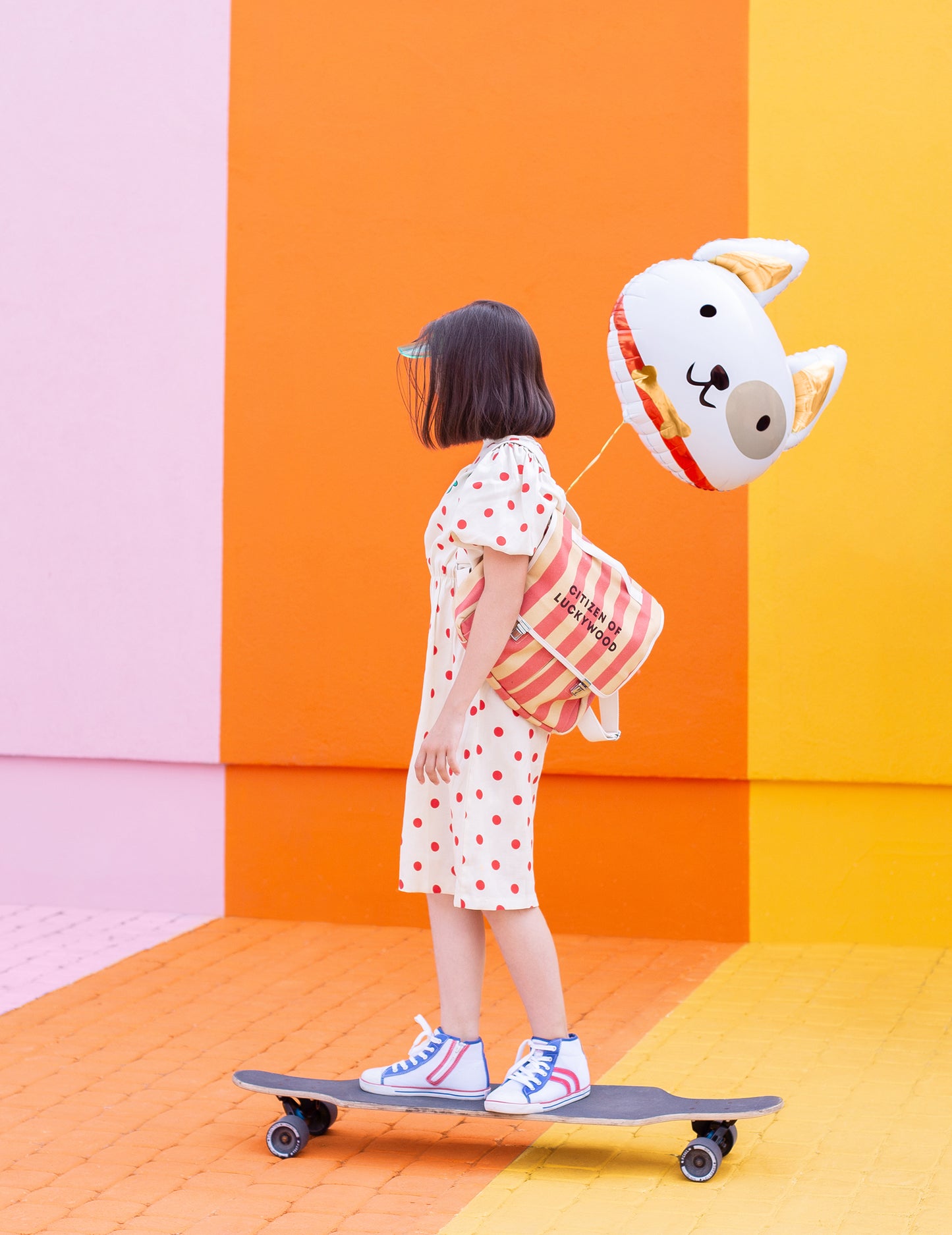 Hliníková guľa s hlavou psa, 56 x 65 cm na narodeniny