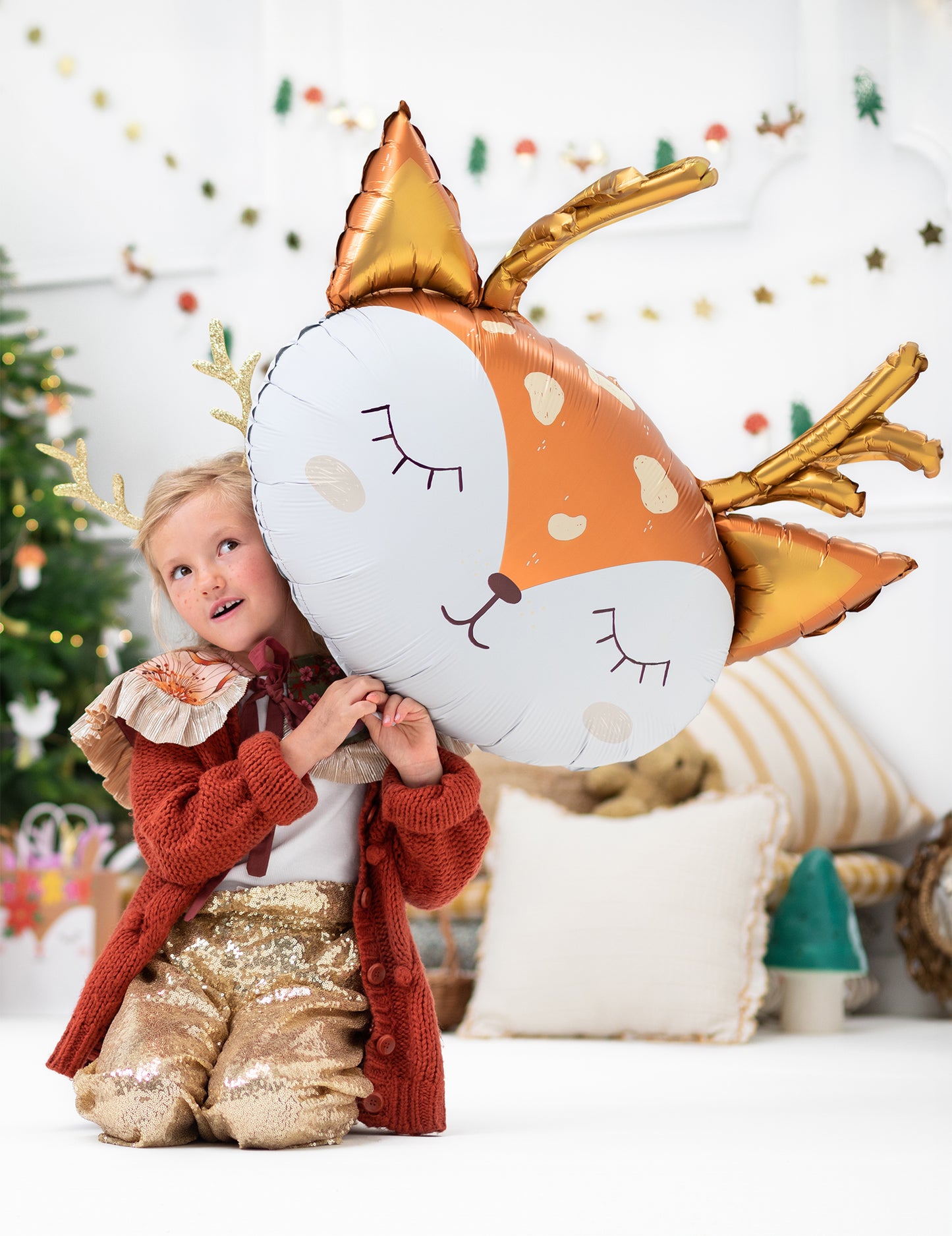 Hlava jeleňov hliníkovej hlavy jeleňov 73 x 64