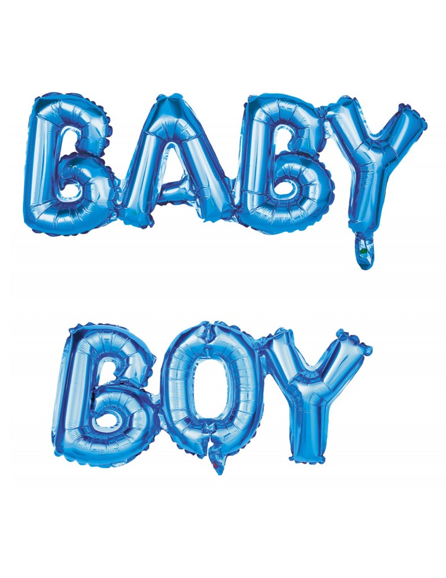 Modré fóliové balóny s písmenom pre chlapčeka 118 x 24 cm na detskú oslavu