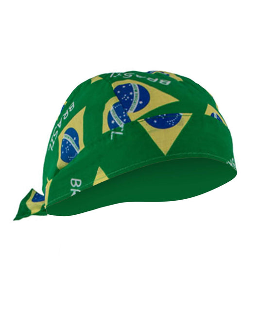 Vue de profil du bandana Brésil