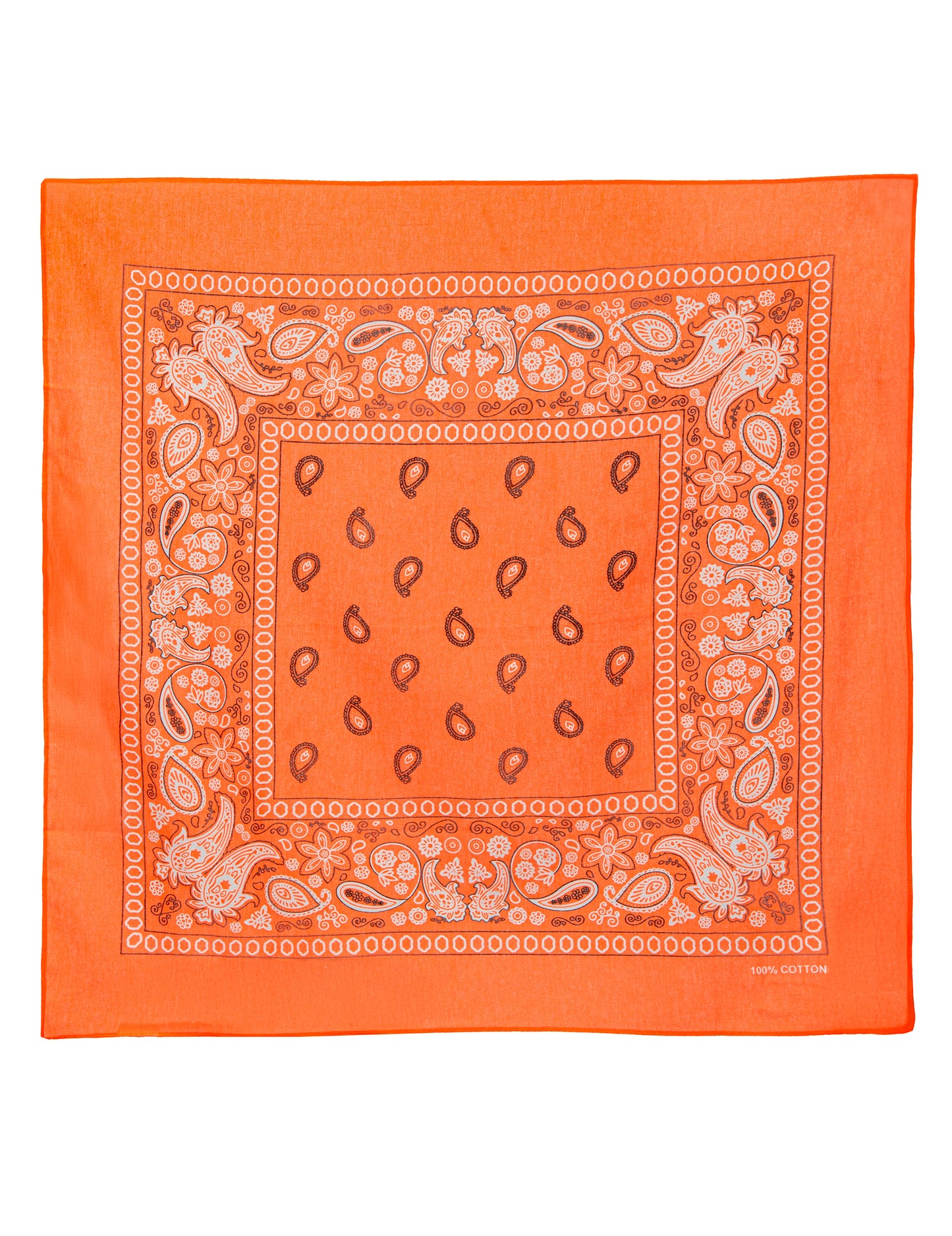 Fluorescenčná oranžová bandana pre dospelých