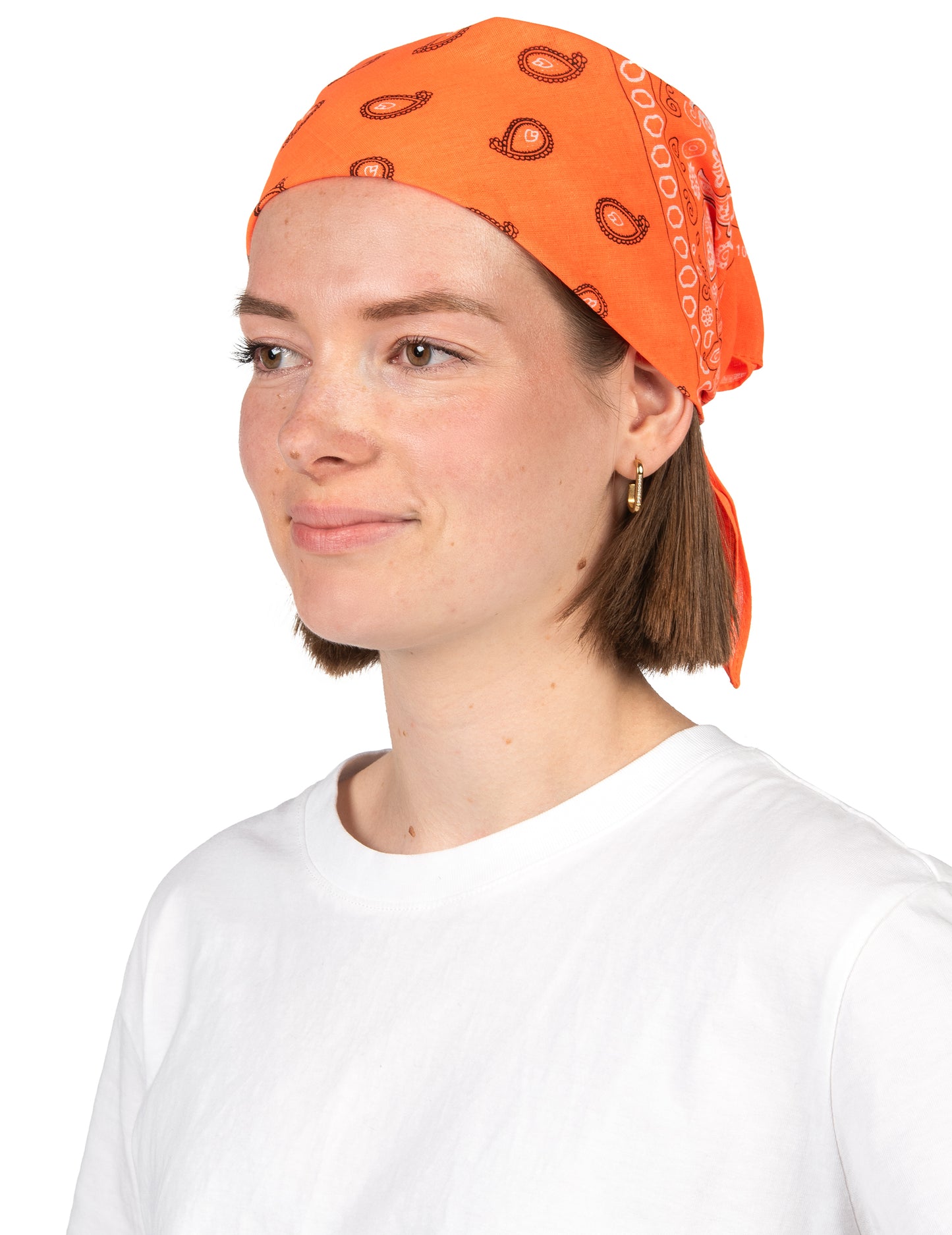 Fluorescenčná oranžová bandana pre dospelých