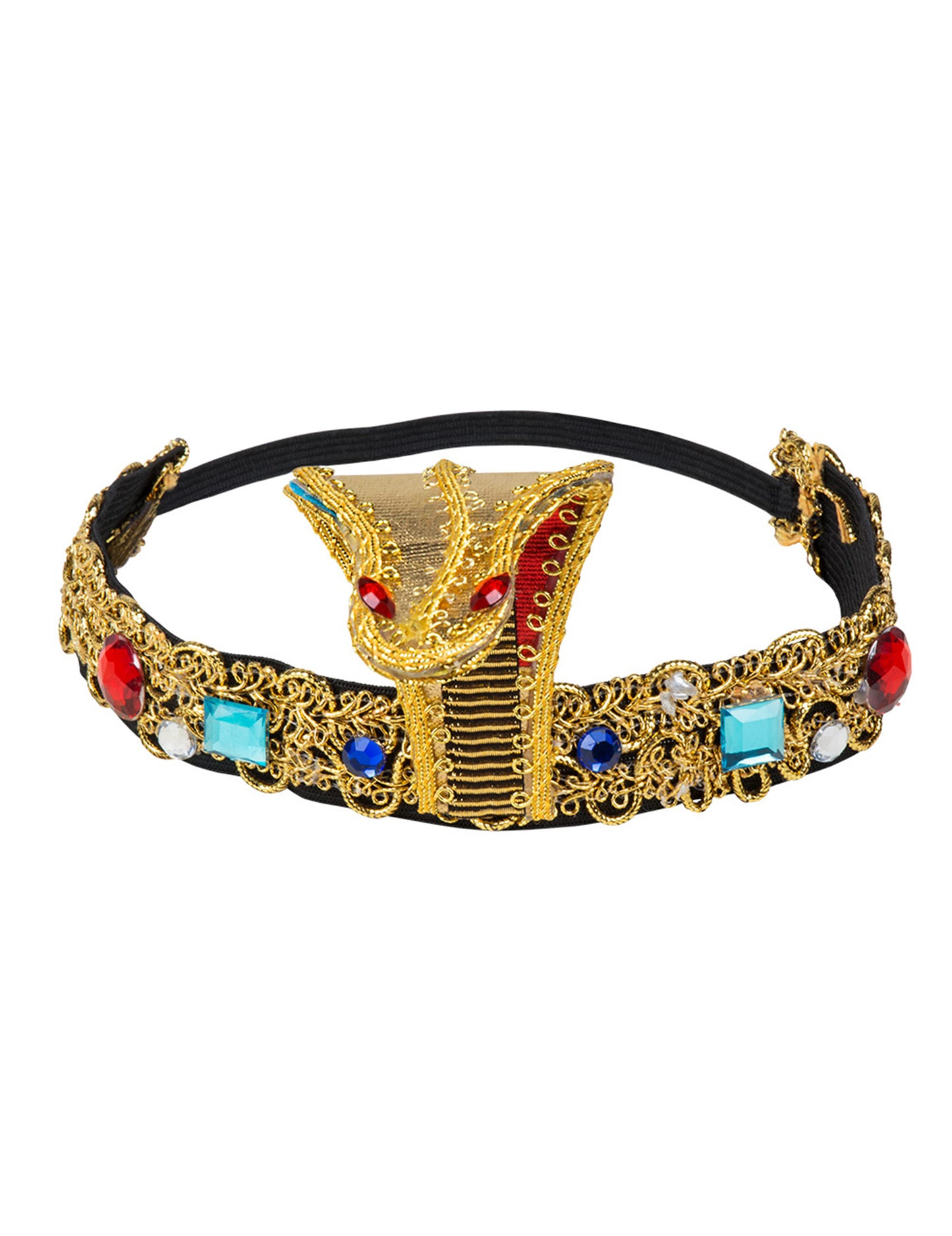Egyptská čelenka s falošnými klenotami pre dospelých