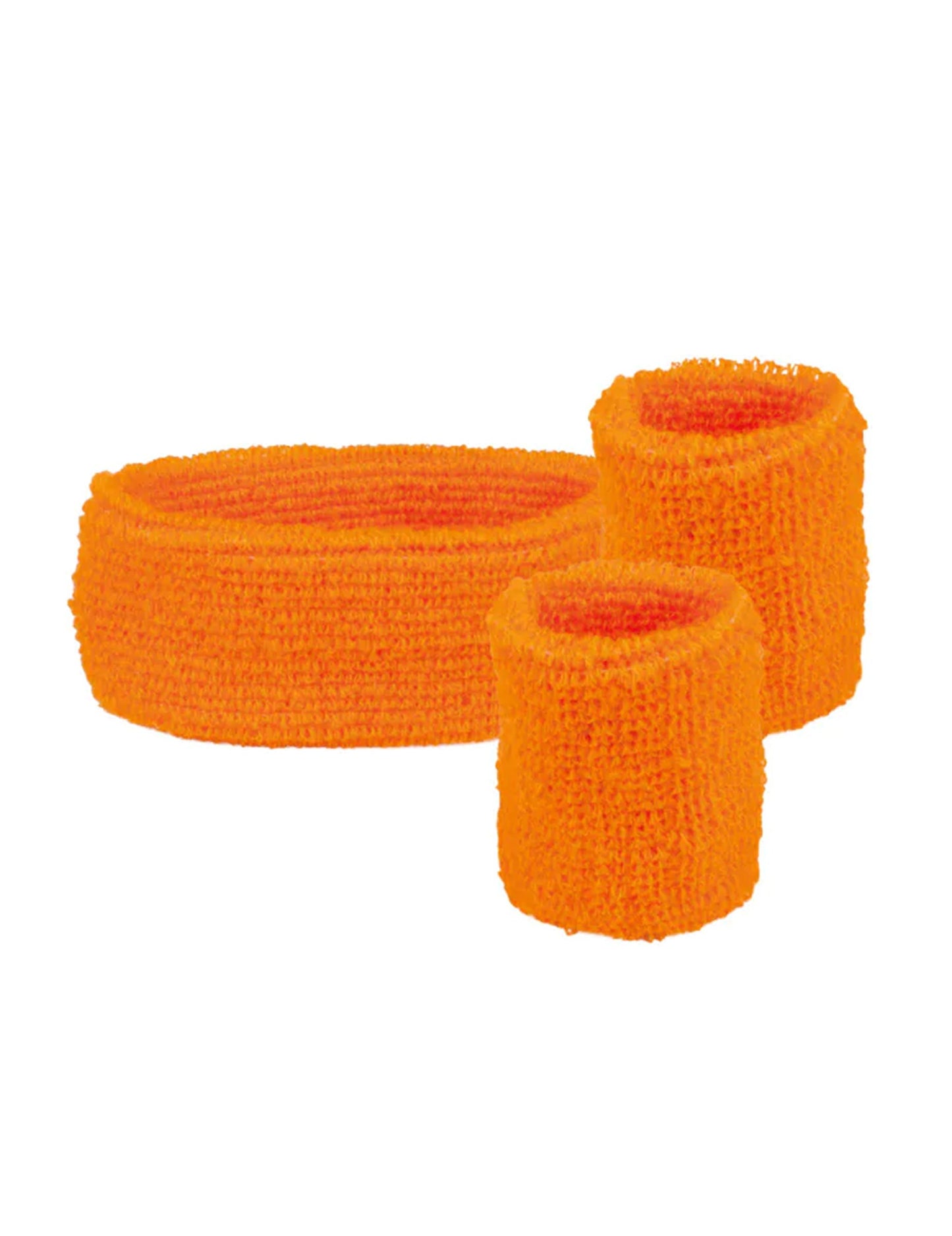 80. roky oranžová čelenka a manžety