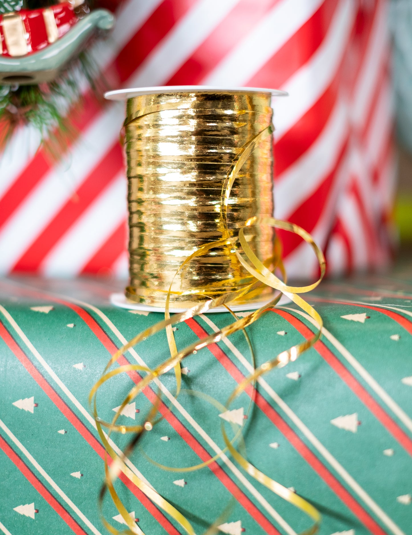 Bolduc lesklé zlato 3 mm x 25 m