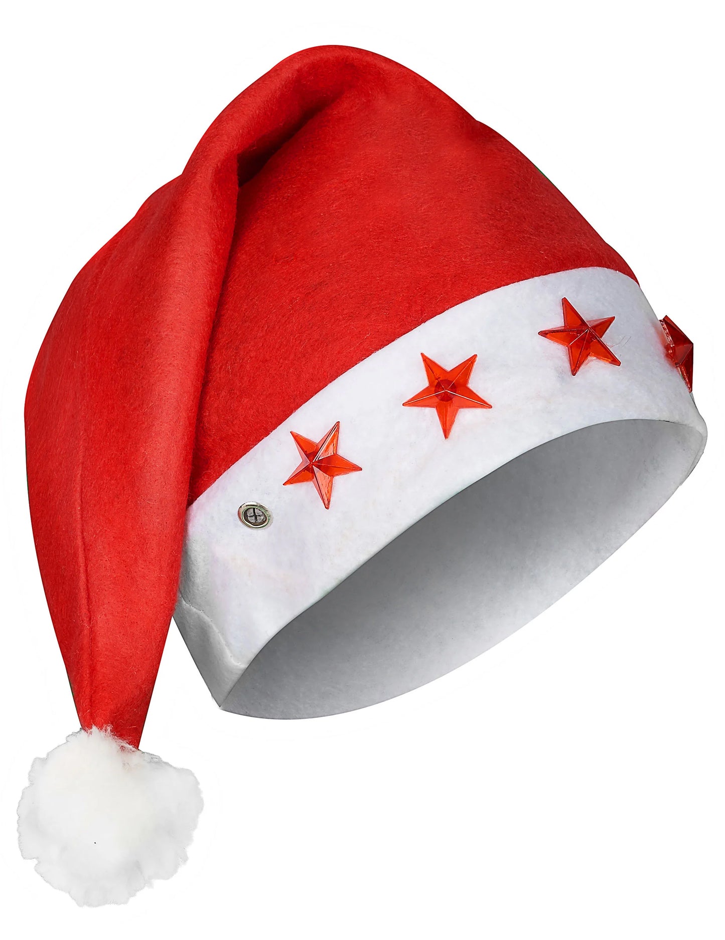 Svetlá čiapka Santa Clausa