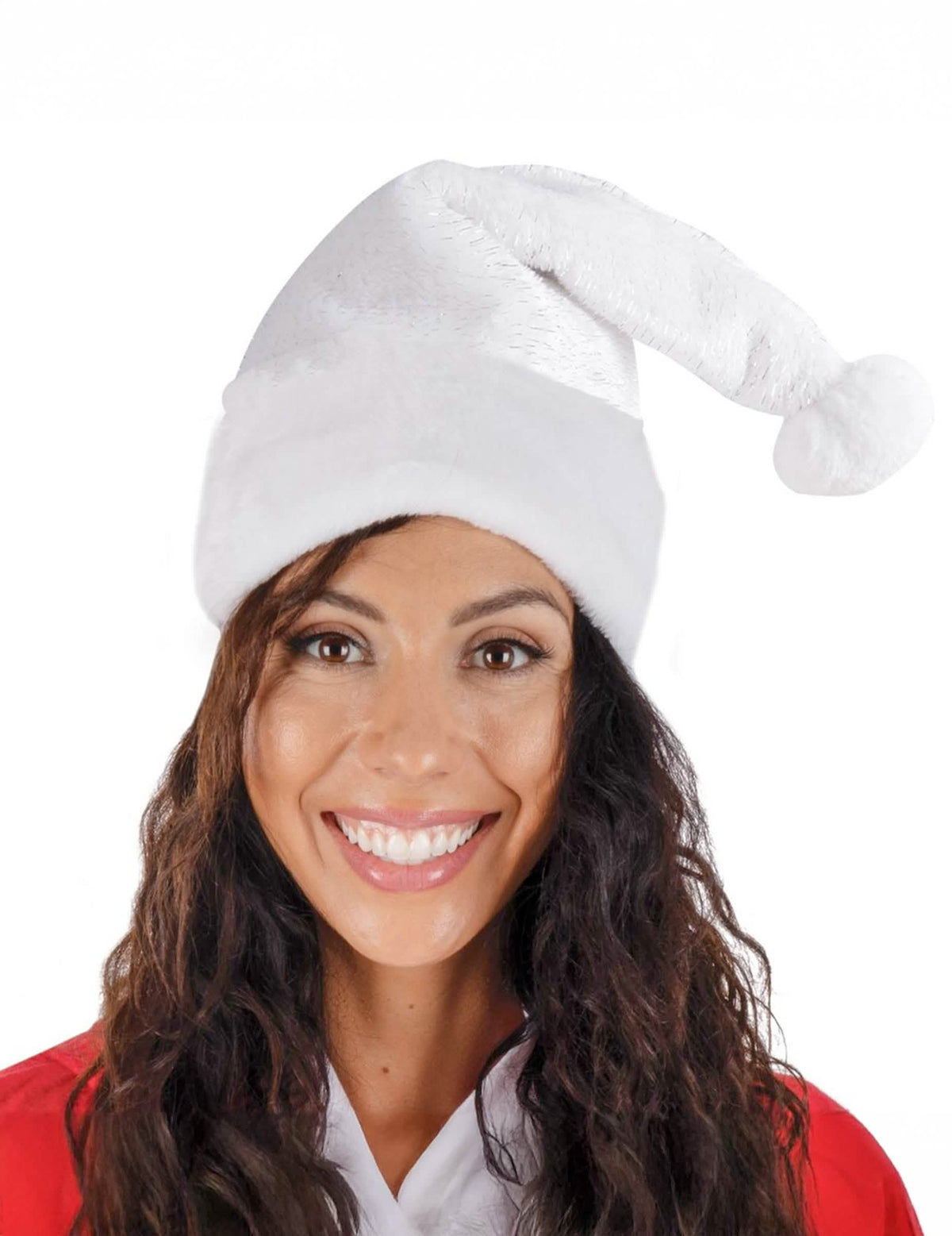 Pohľad spredu na čiapku santa claus