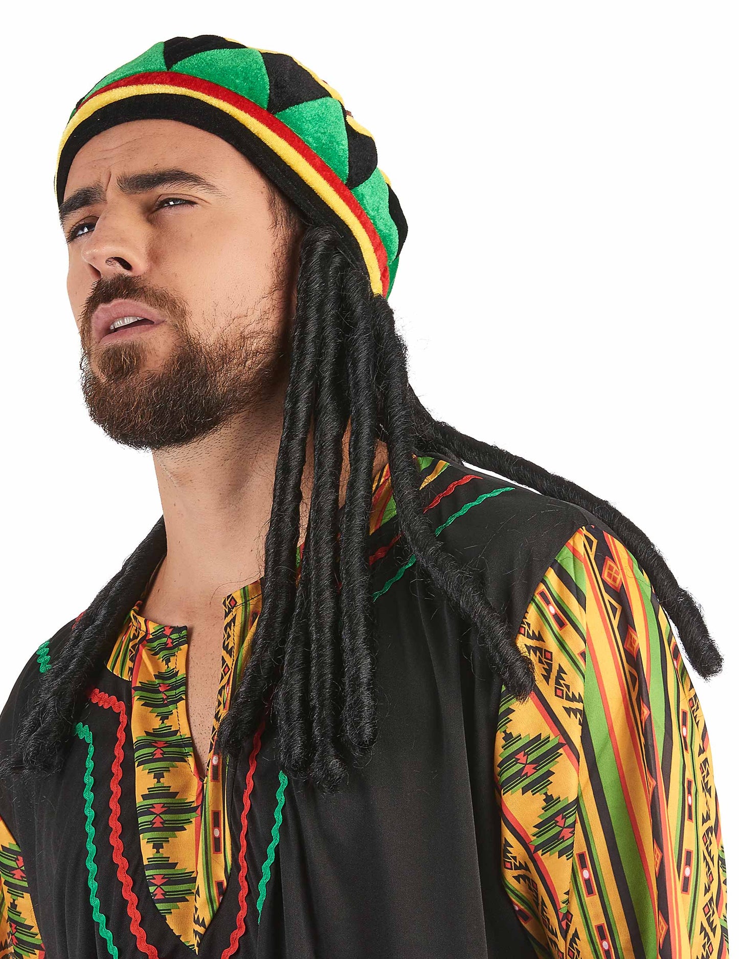 Rasta Velvet Hat s dospelými drekami